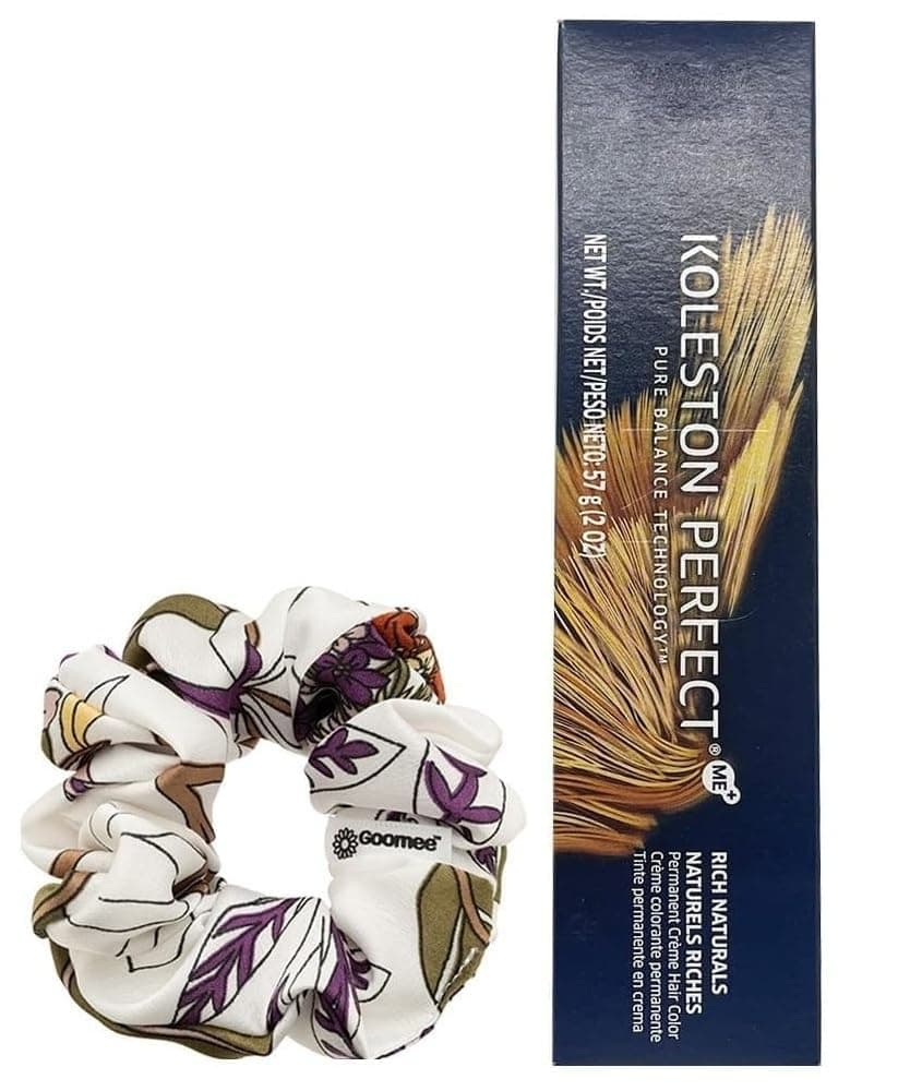 Koleston Perfect 77/0 Intense Medium Blonde/Natural Permanent Hair Color 2 Ounce and Goomee Scrunchie (Bundle)
