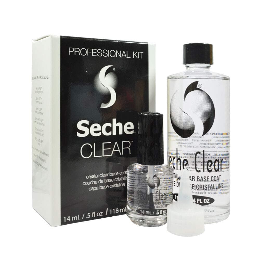 Seche Clear Base Coat - Professional Kit. 4oz 0.5oz Set