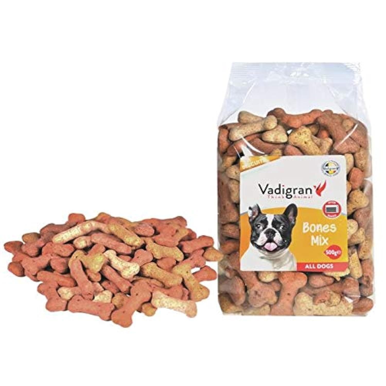 Snack dog Biscuits Bones Mix 500g