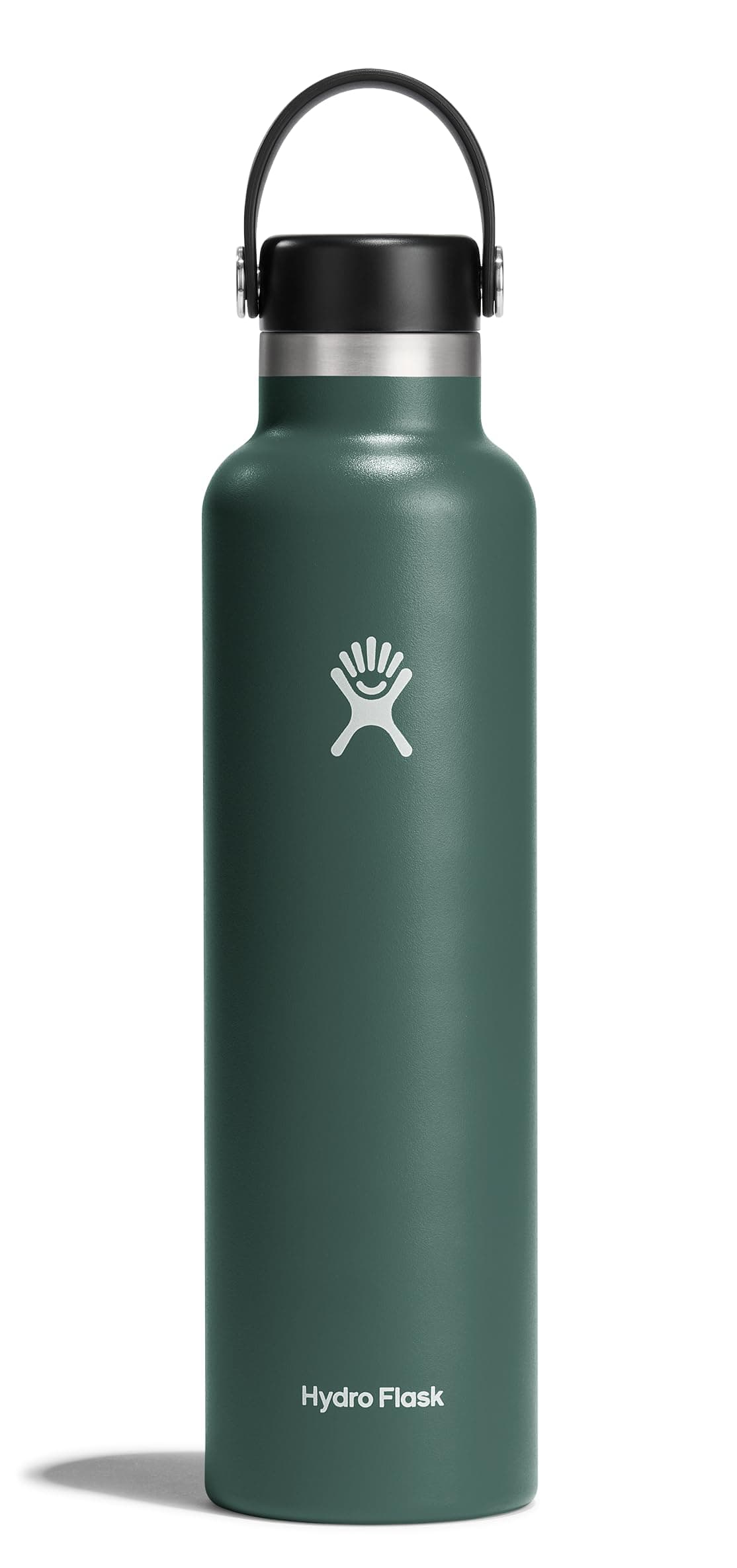 Hydro Flask Water Bottle - Insulated Stainless Steel - Non Spill, Leakproof in 24 Oz Fir Green