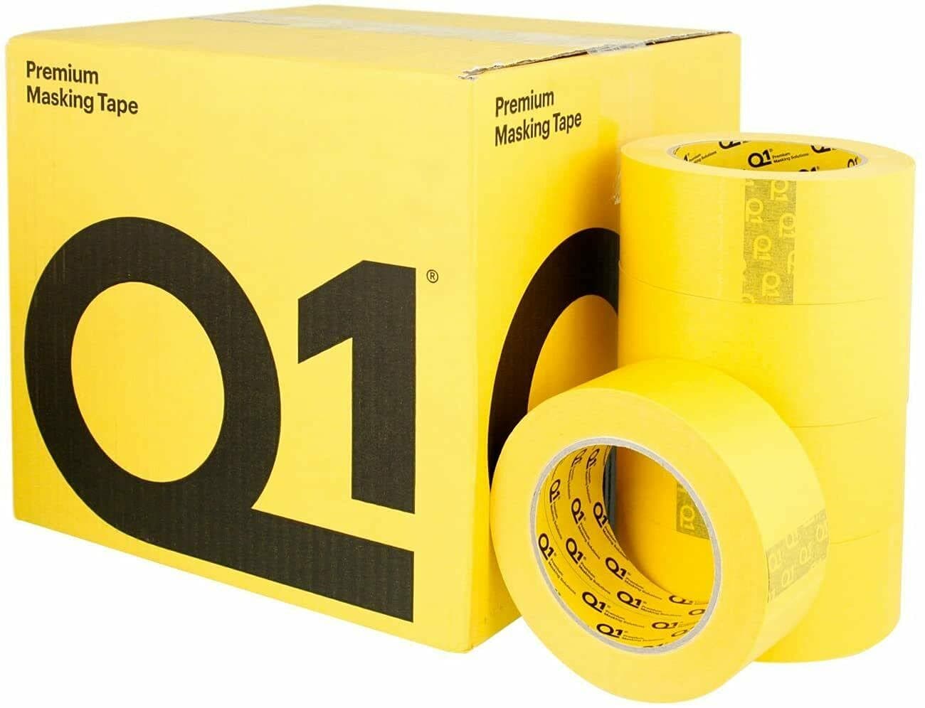 Premium Masking Tape 48mm x50 High Performance Automotive masking with a rubber-base adhesive with a 110°C Temperature Rsistance