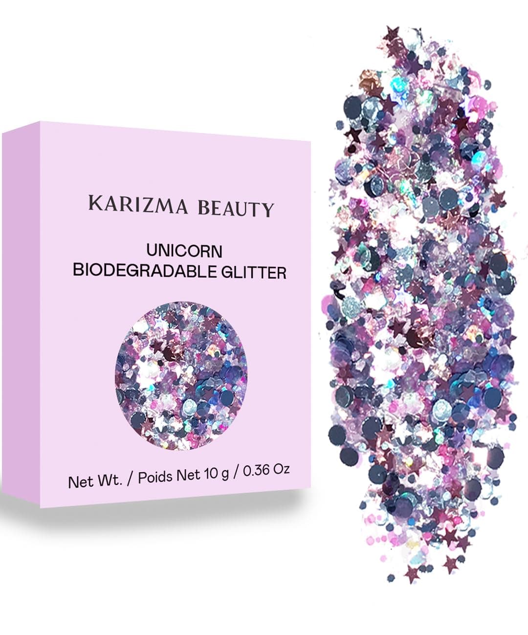 Unicorn Strobe Biodegradable Chunky Glitter // Beauty Silver Face Bio Glitter Eco Glitter Festival Chunky 10g
