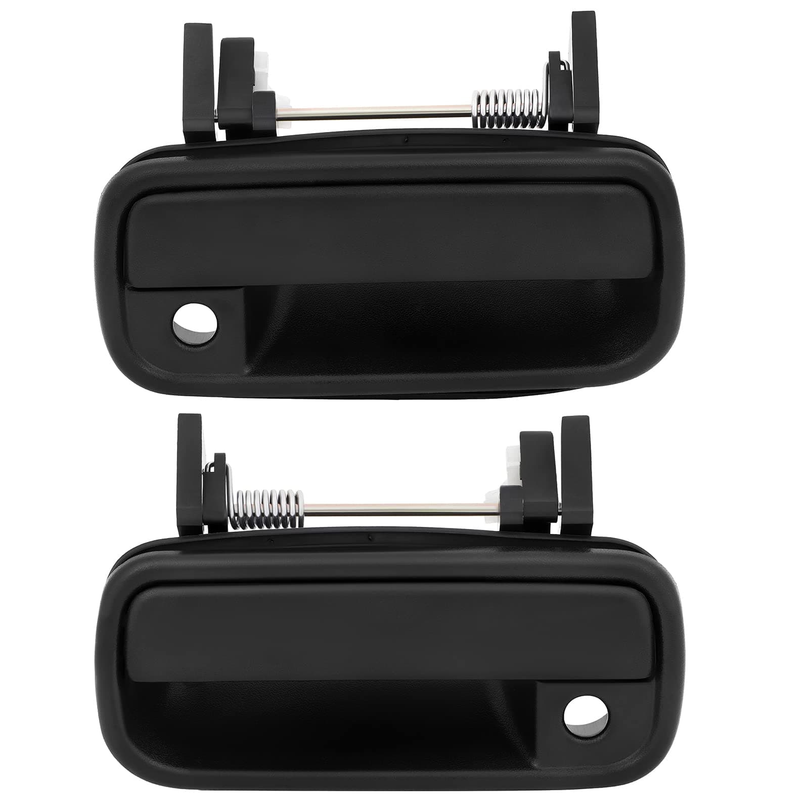 LUJUNTEC Exterior Door Handles Front Driver Passenger Side Replacement for 1989-1997 for Toyota 4Runner 1989-1995 for Toyota Pickup Texture Black(2pcs)