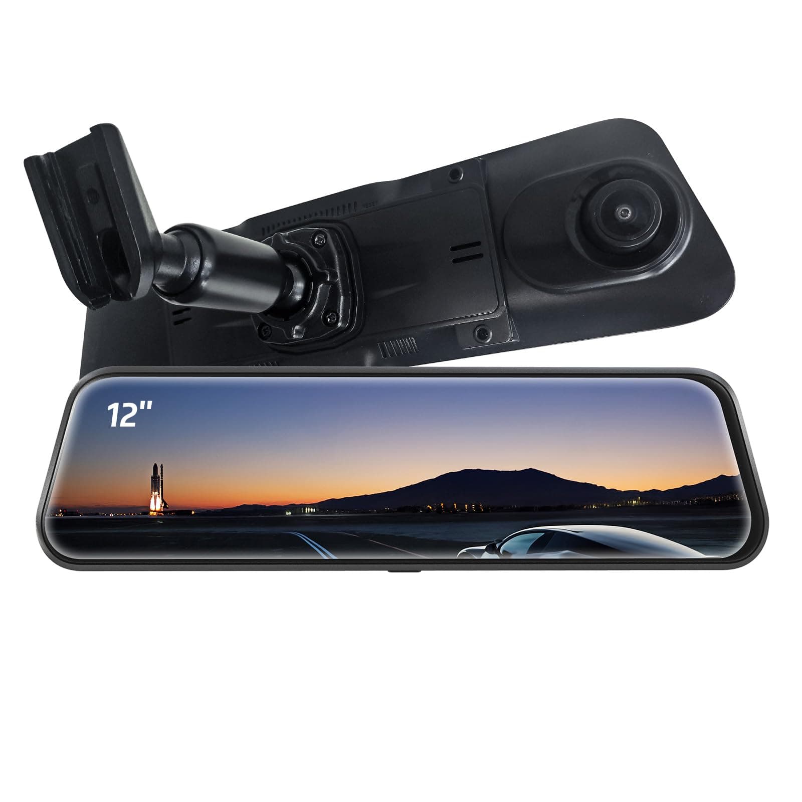 Bracket for 12‘’ Mirror Dash Cam Rear View Dash Camera Mount