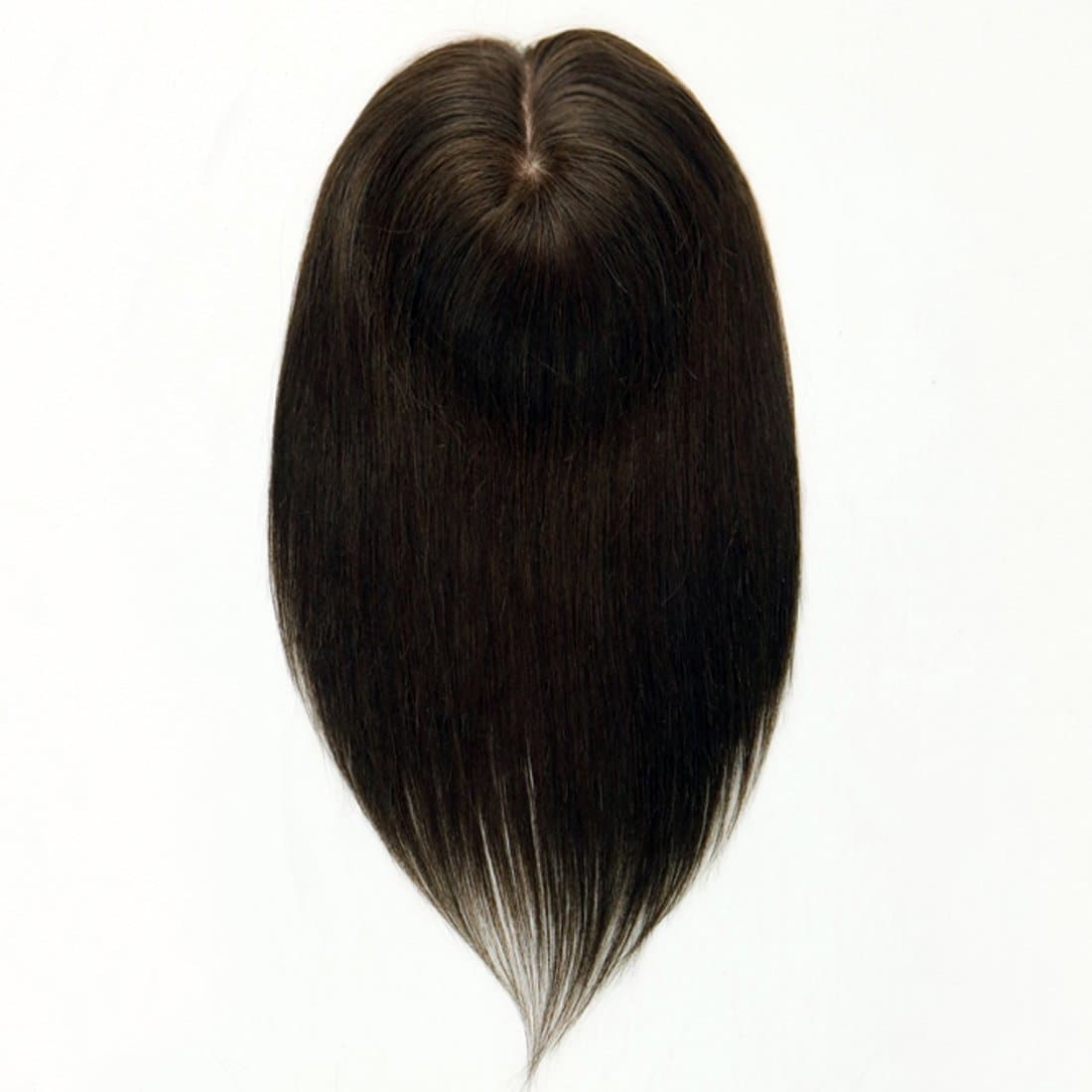 uniwigs® 6"*6" AMBER | Silk Top Virgin Remy Human Hair Topper Pieces for Women Easy Volume for Hair Loss or Thin Hair(G-2, 12")