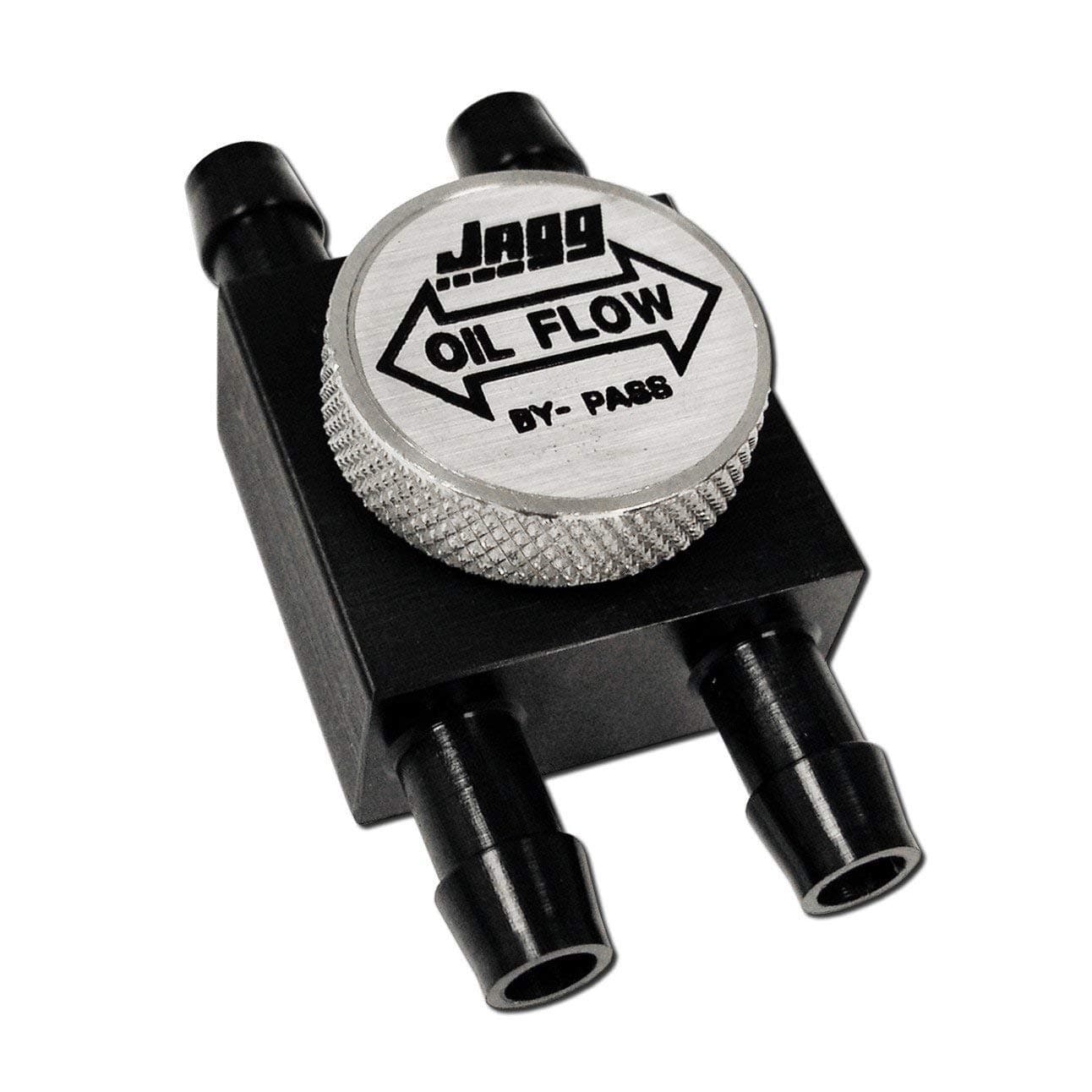 Jagg 4000 Manual By-Pass Valve Built with Durable Anodized Billet Aluminum Construction, Compact In-Line Installation