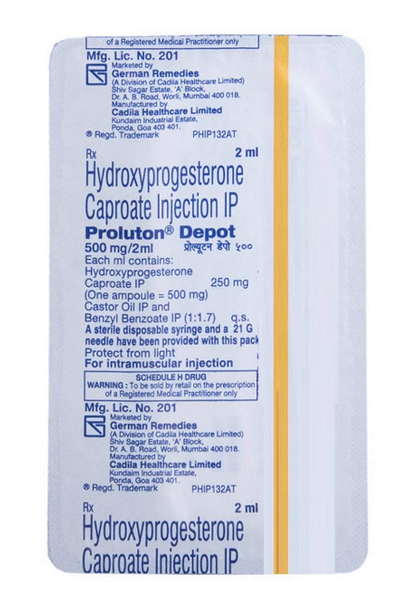 Proluton Depot 500mg - Ampoule of 2 ml Injection