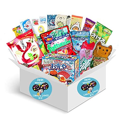 Premium Japanese Candy and Snacks Imported from Japan Dagashi Snack Box Assortment of DIY Kracie Popin Cookin kit, Gummy, Sours, Sweets, Crackers and More! | Gift Care Package | "Japan Whimsy Candy"