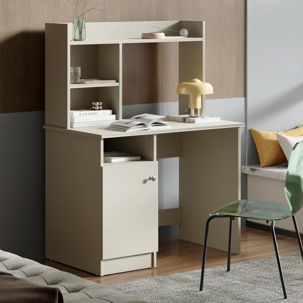 Wakefit Study Table | 1 Year Warranty | Computer Table, Office Table for Home & Office, Work Desk | Engineered Wood | Sage - Pumic Grey