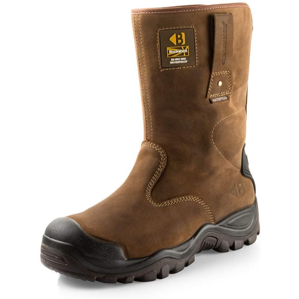 BucklerMen's Waterproof Safety Rigger Worker Boots