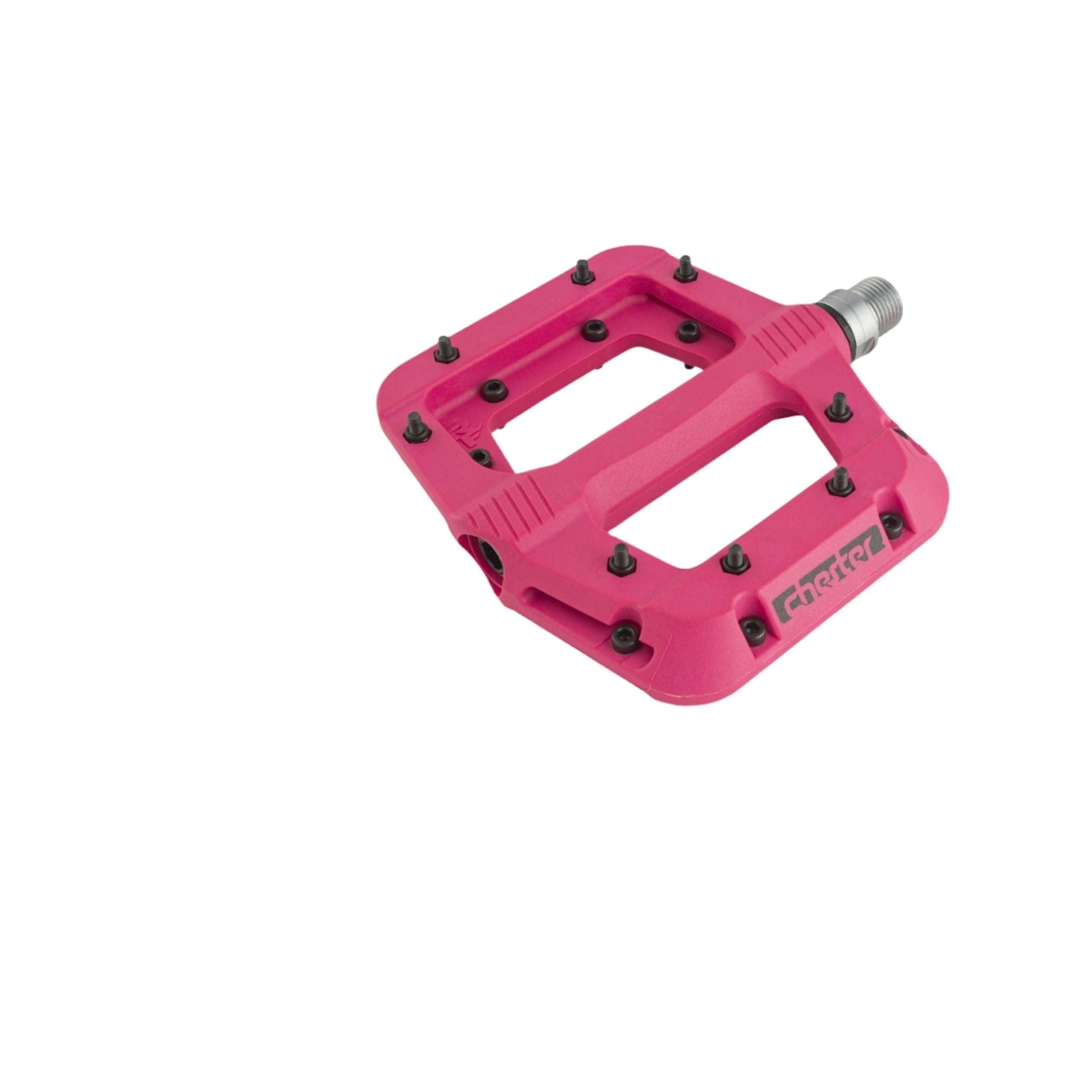 Chester Pedals - Platform, Composite, 9/16",Magenta, Replaceable Pins
