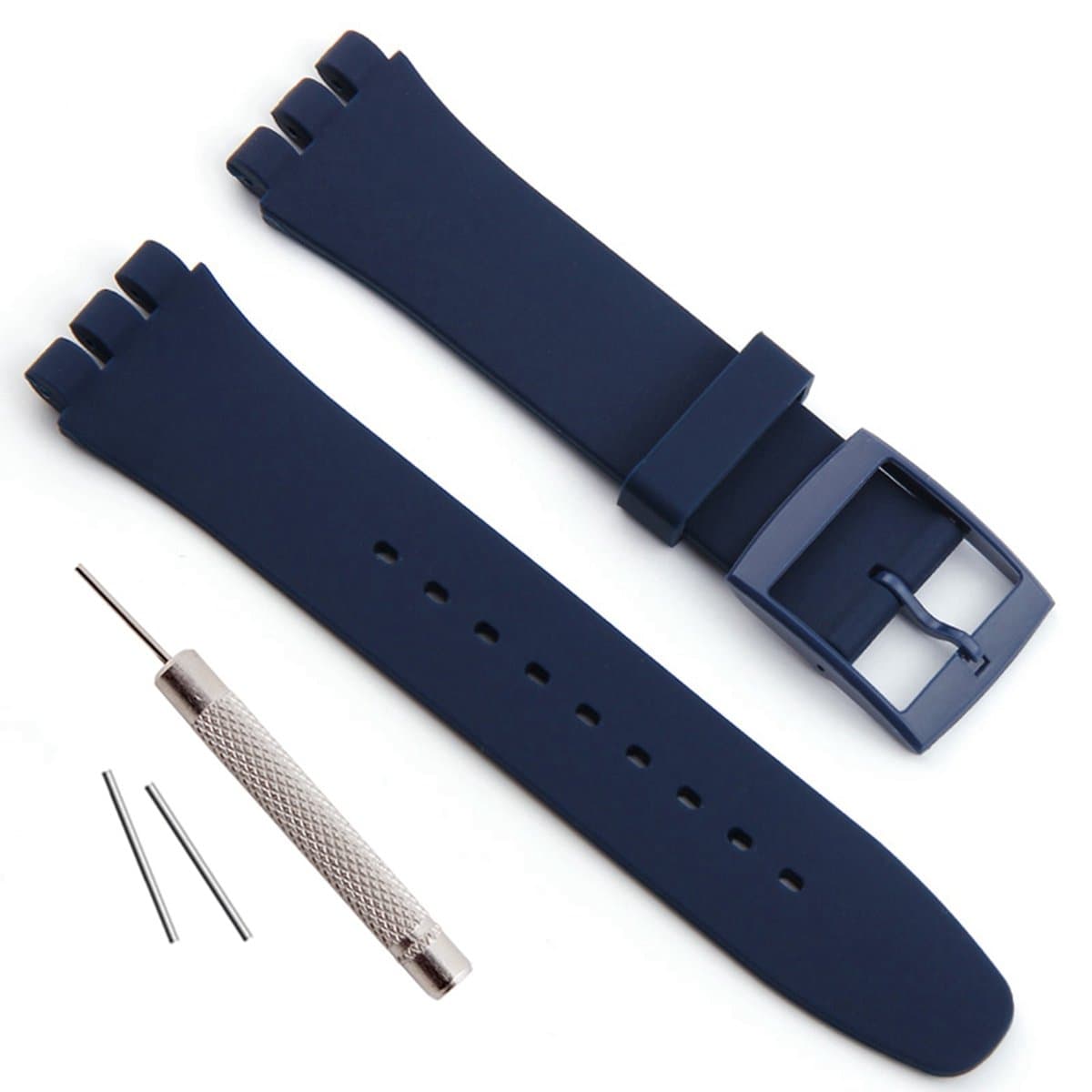 Waterproof Silicone Rubber Watch Strap Watch Band for Swatch (17mm 19mm 20mm)