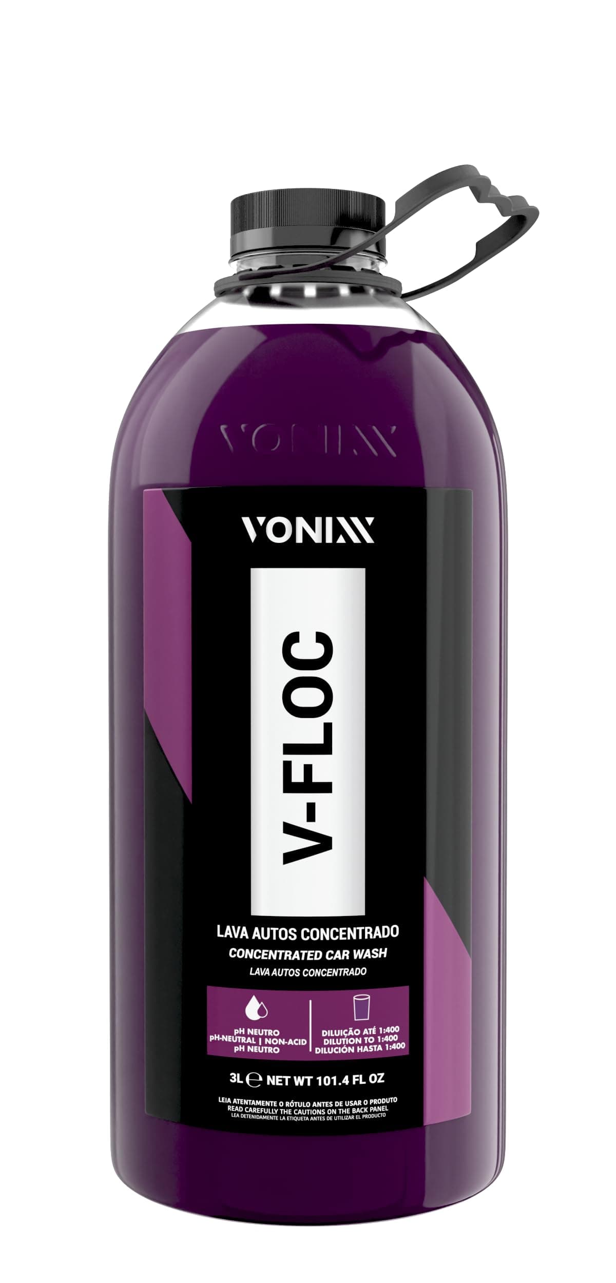 Concentrated Automotive Shampoo 1:400 V-floc 3 Liters