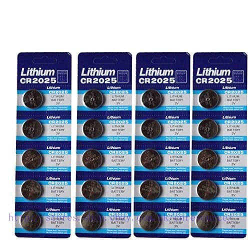 Generic Cr2025 Br2025 2025 3V Lithium Batteries 20 Pcs 4 Cards FBA