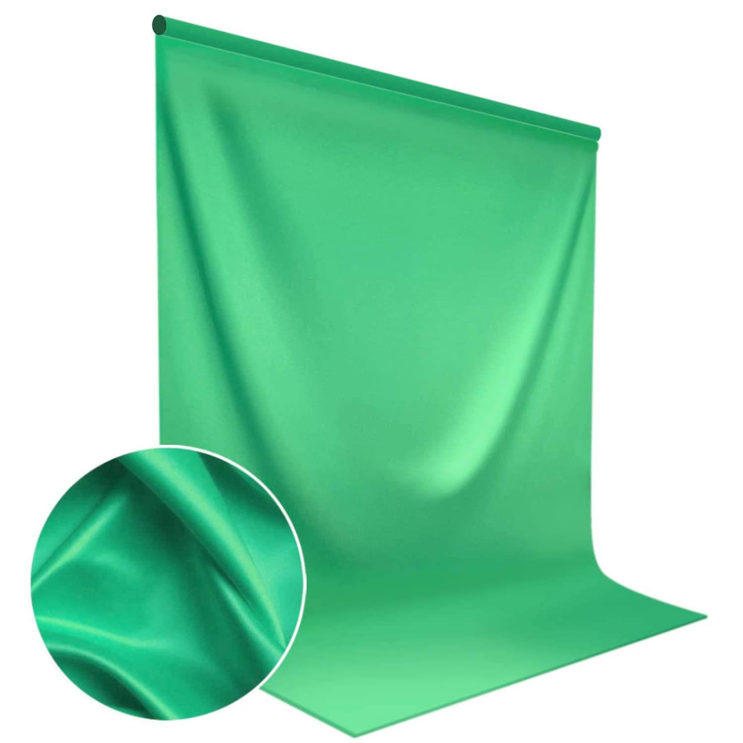 LimoStudio, AGG1846, Soft Backdrop Muslin, Background Screen for Chroma Key Photo Video Shooting, Streaming, Photography Studio (Green, 9 x 13 ft.)