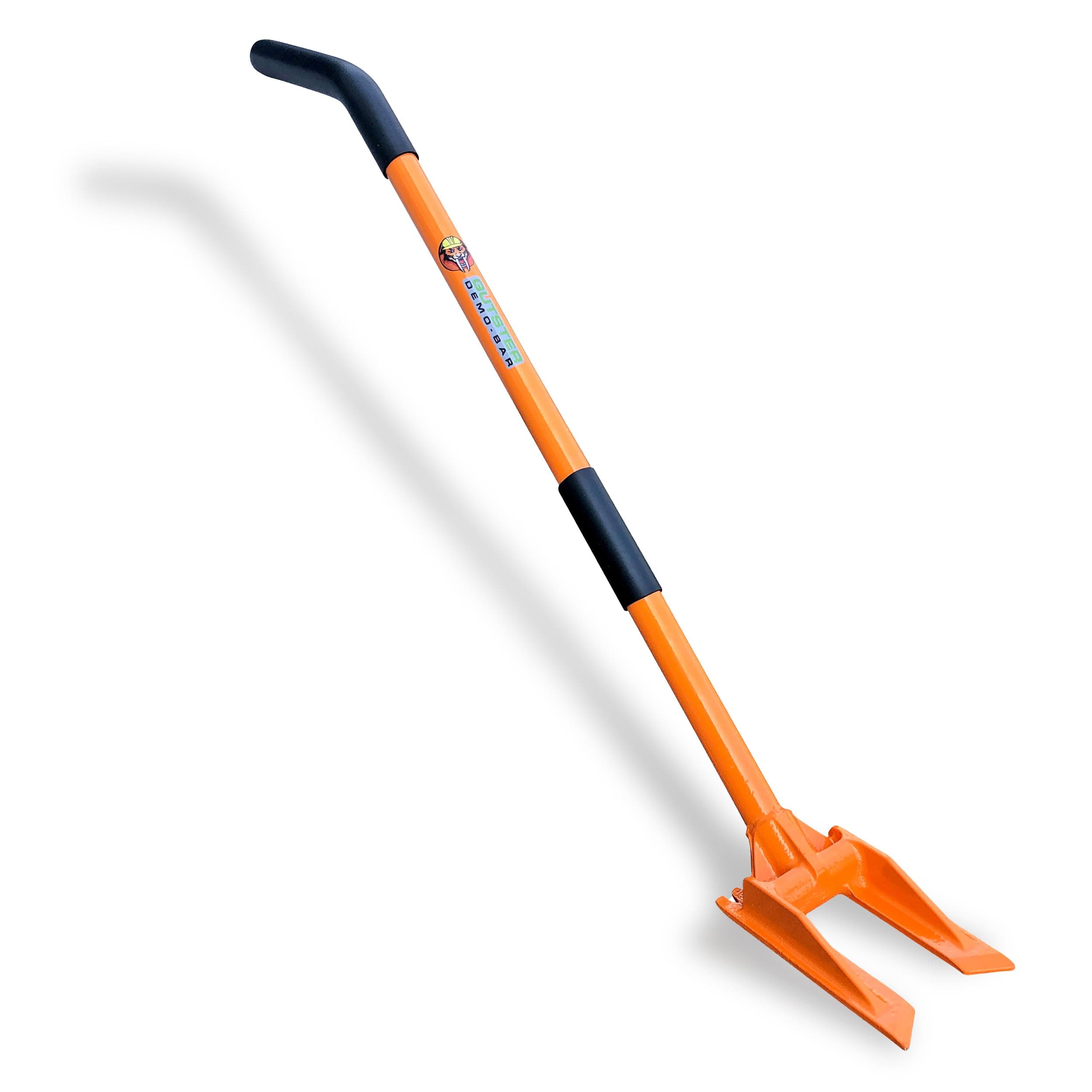 48” Demolition Pry Bar & Crowbar – Round Handle Wrecking Bar for Ceiling & Wall Demo – Heavy Duty Nail Puller Tool for Contractors, Firefighters & Home Renovations