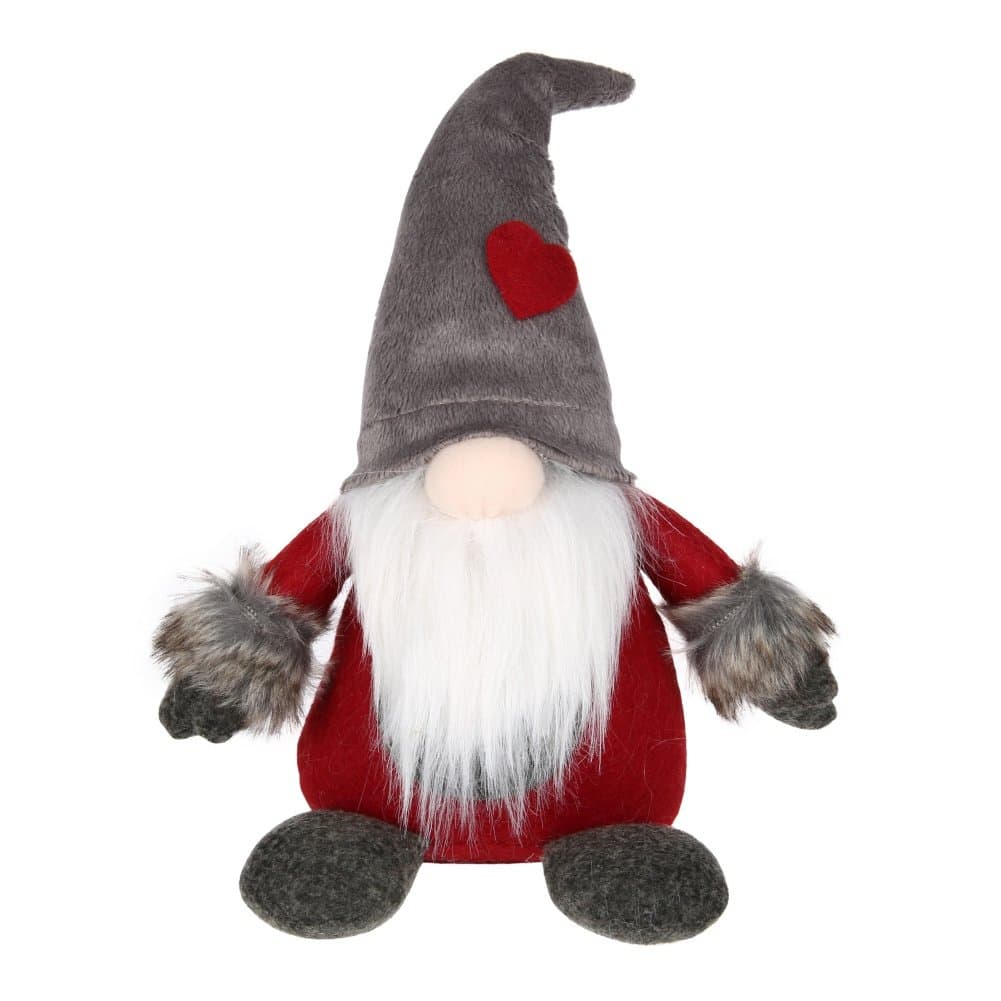 Sunshay Swedish Handmade Tomte Santa,30cm Tall Christmas Gnome Plush Decorations,Plush Gnome Santa Doll Decor, Sitting Santa Scandinavian Figurine,Plush Santa Elf,Xmas Decor
