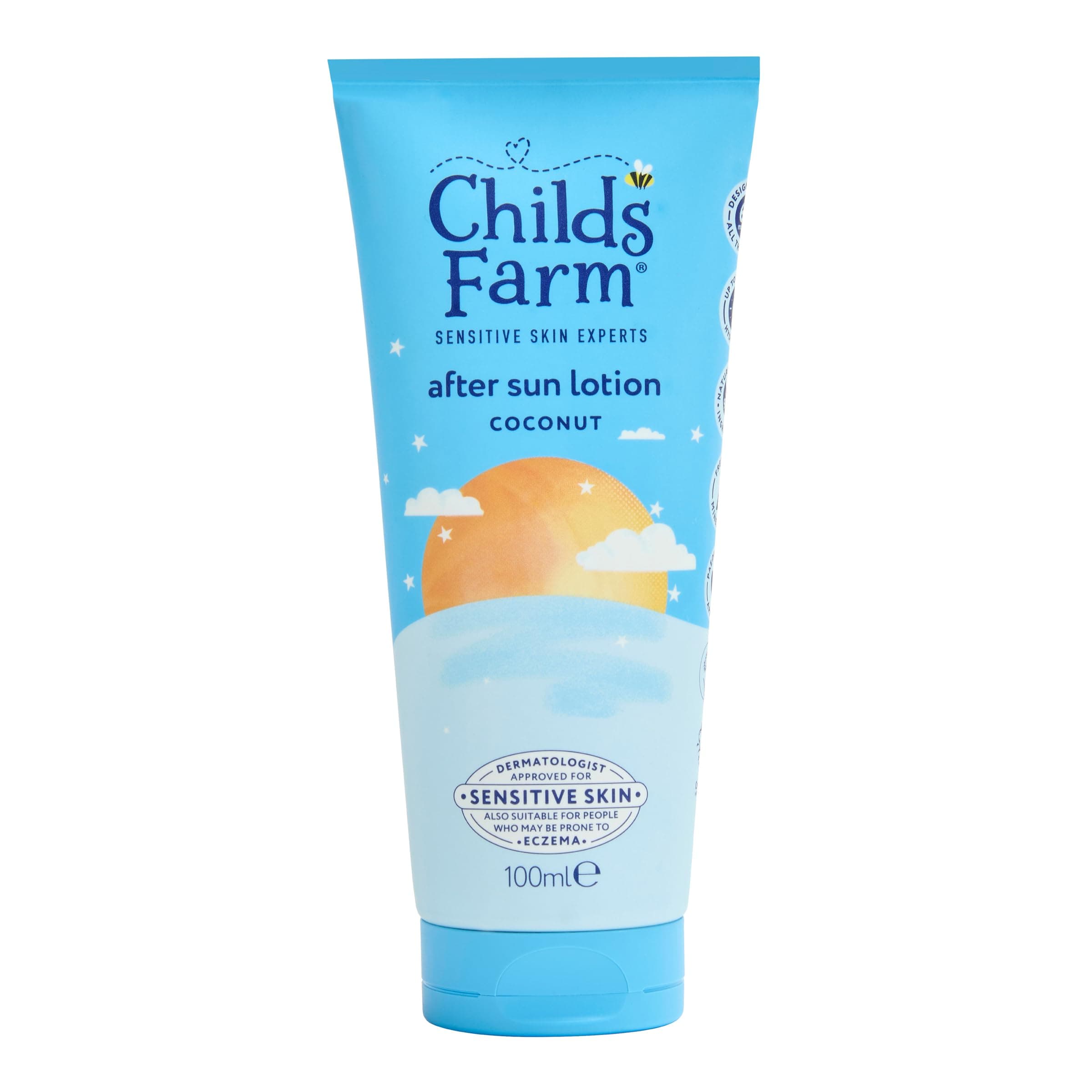 Childs Farm | Kids & Baby After Sun Lotion, Coconut | Soothing & Moisturising | Suitable for Dry, Sensitive Skin, 100ml