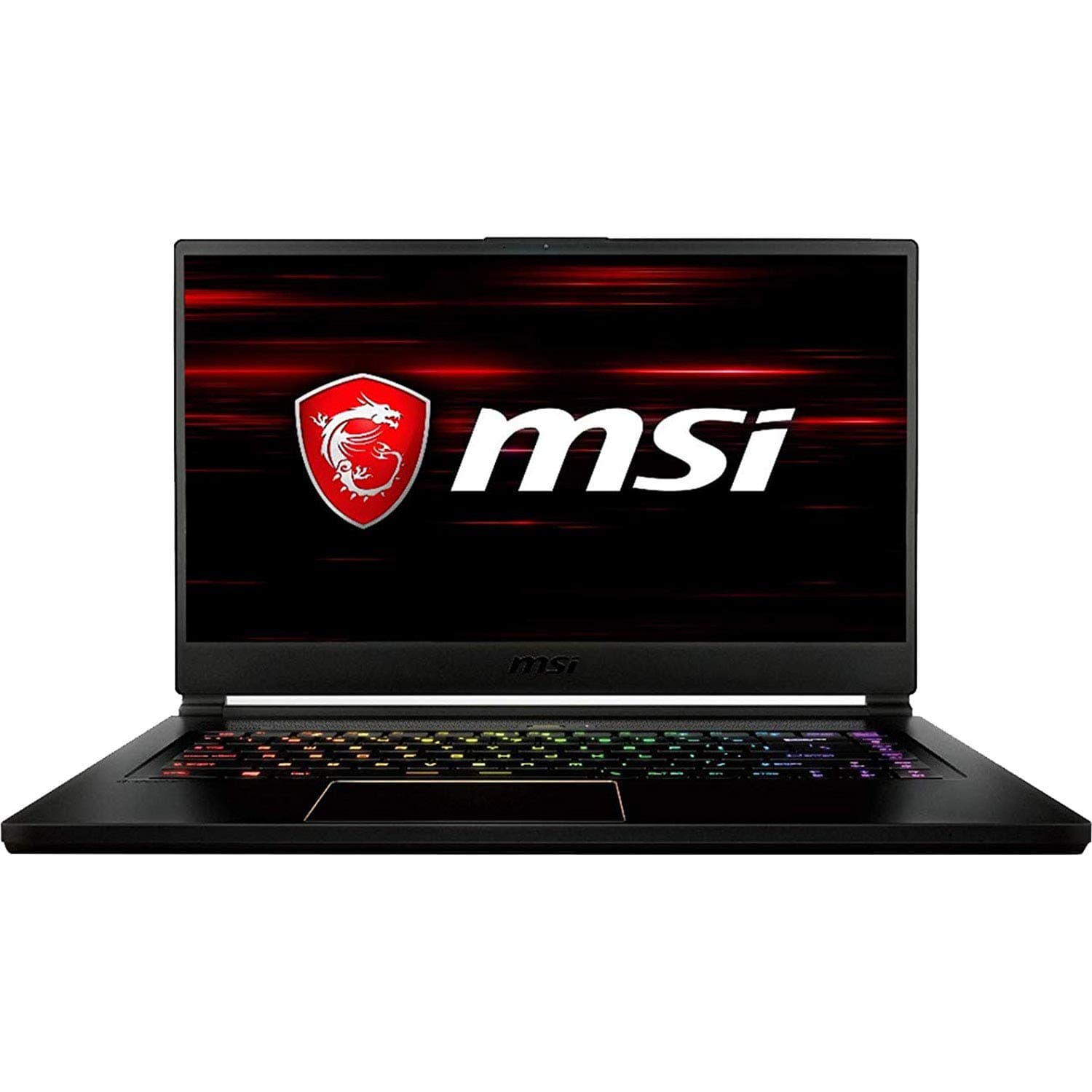 MSI GS65 Stealth THIN-259 15.6" Ultra Thin Bezel Gaming Laptop 144Hz 7ms Display GTX 1070 8G i7-8750H 32GB 1TB SSD Matte Black w/ Gold Diamond Cut