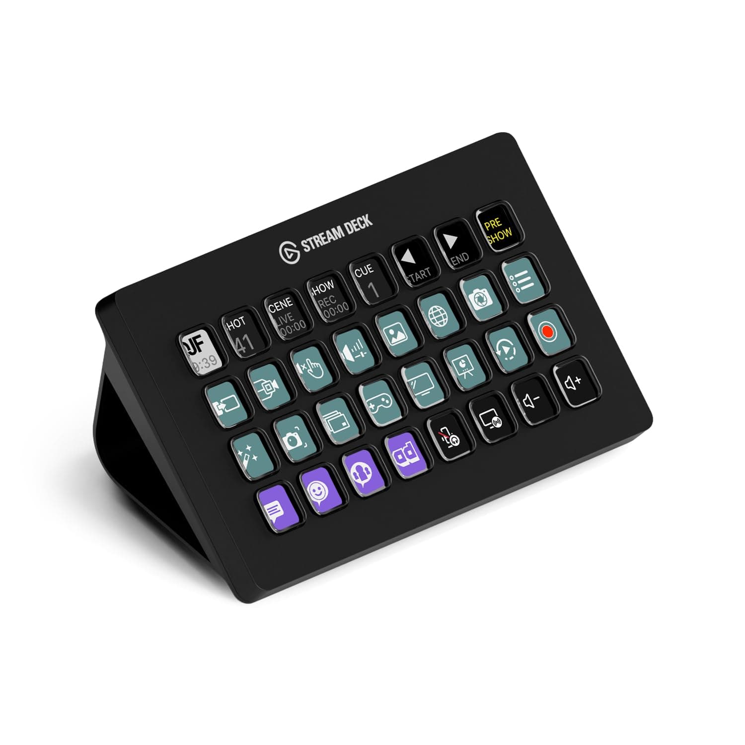 Elgato Stream Deck XL - Advanced Stream Control with 32 customizable LCD keys, for Windows 10 and macOS 10.13 or later