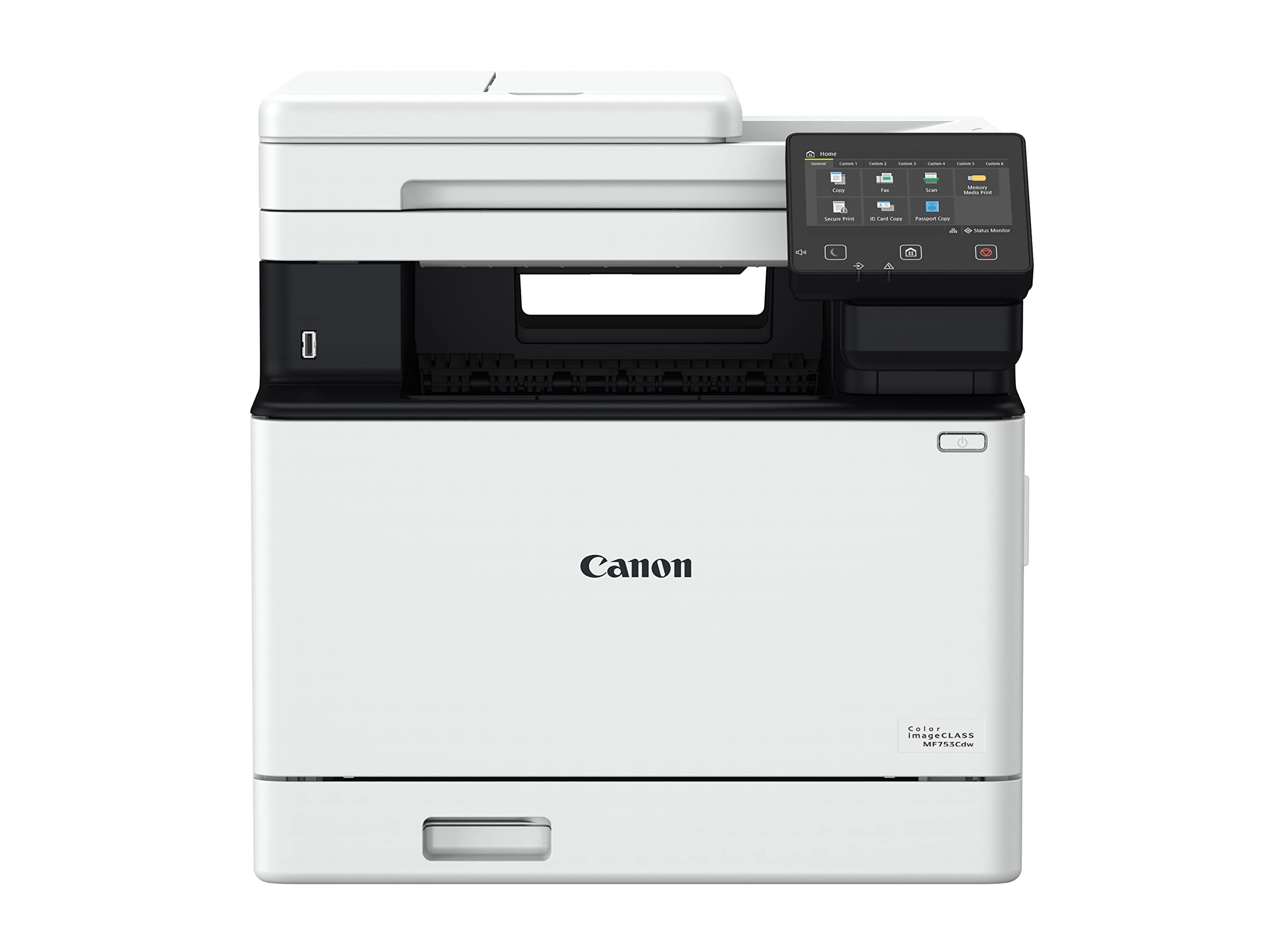 Canon Color imageCLASS MF753Cdw - Wireless Duplex Laser Printer, All-in-One, Scanner, Copier, Fax, Automatic Document Feeder, Mobile Compatible 35PPM, White