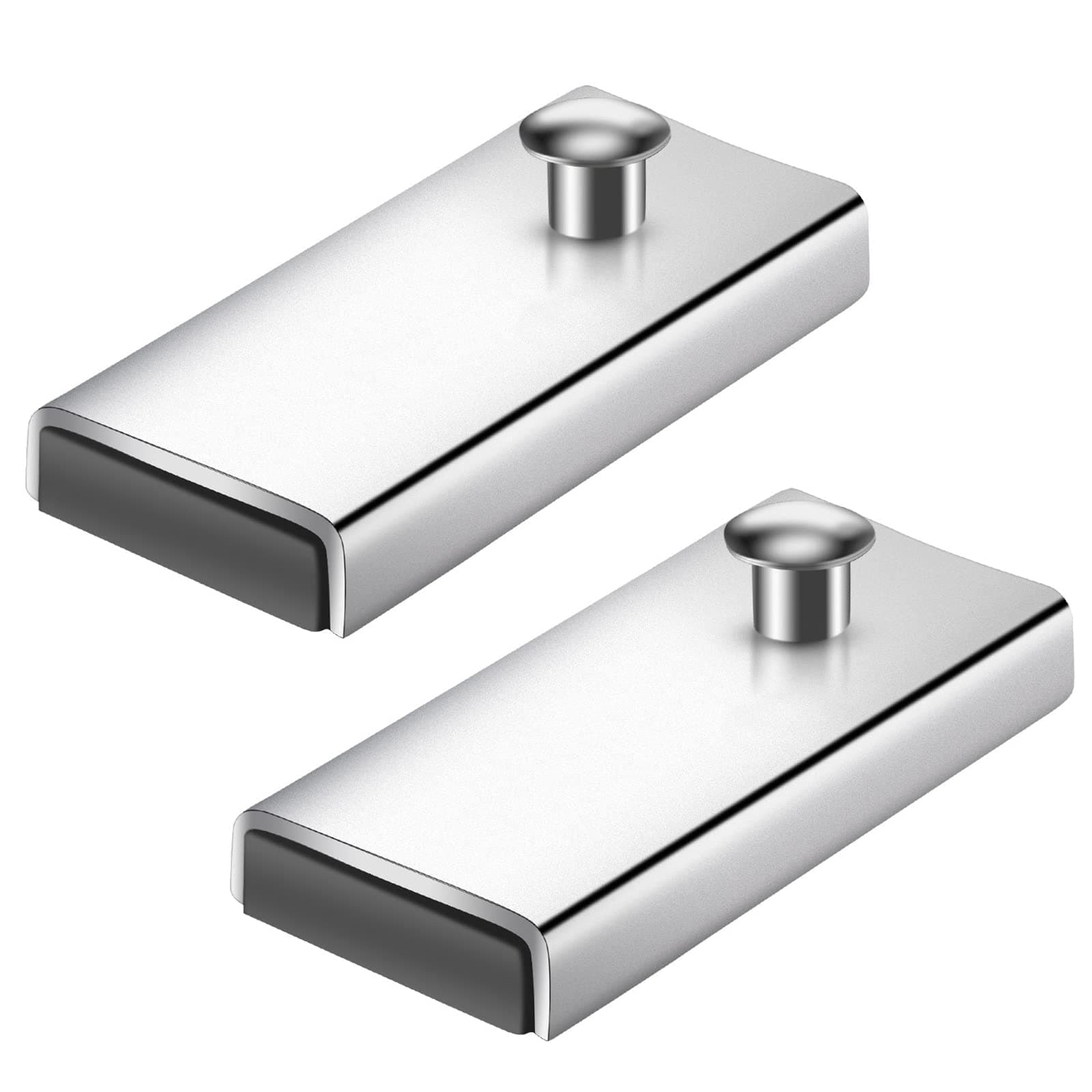 KASTWAVE Magnetic Seam Guide for Sewing Machine, 2 Pieces Sewing Straight Seam Metal Seam Guide Gauge Ruler Gauge Sewing Machine Attachments