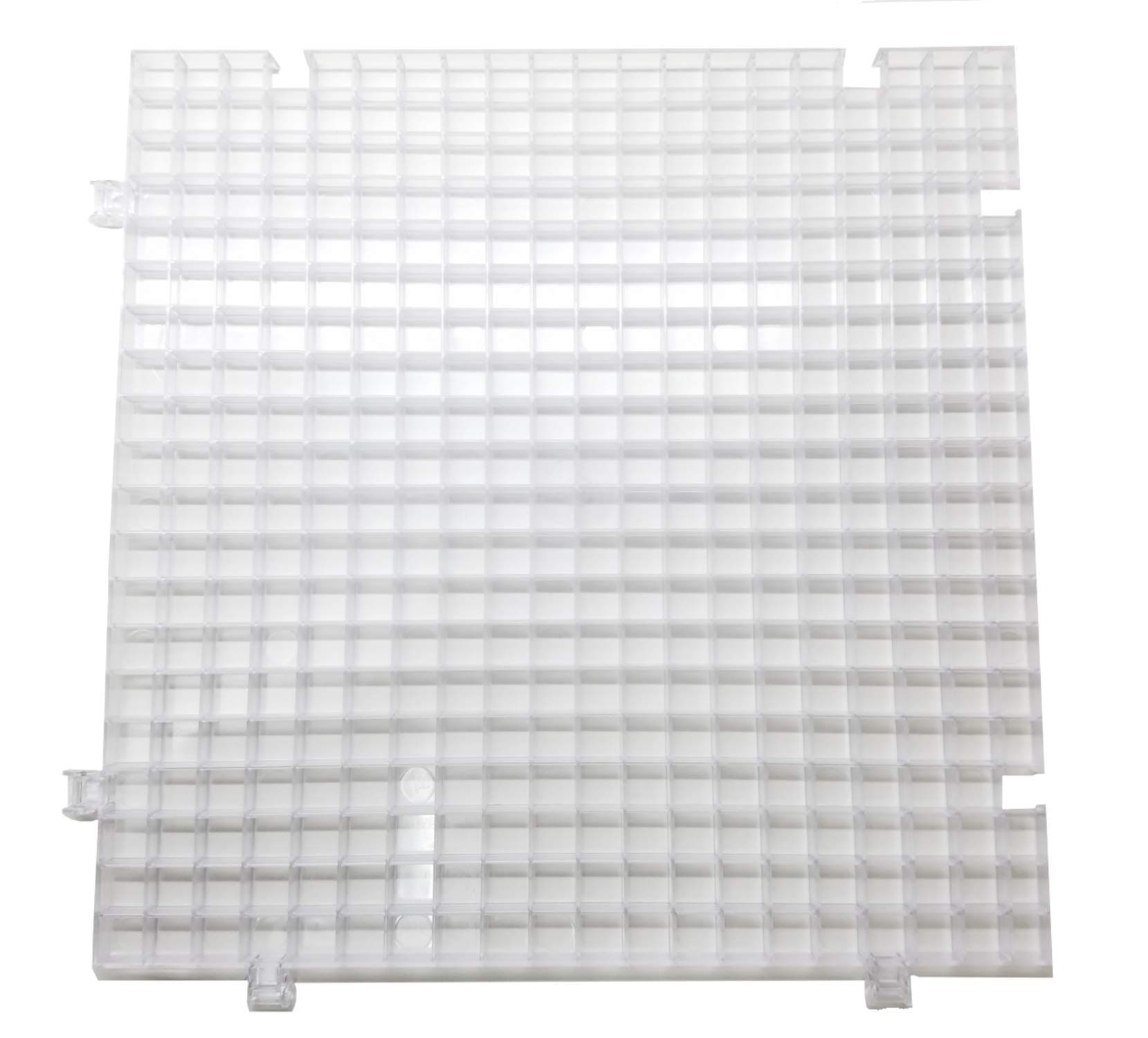Creator's Waffle Grid 1 Pack - The Original Multipurpose Modular Grid System - Solid Bottom - Perfect for Cutting Glass, Catch Small Fragments, Containing Water, Place Under Plants and More - Made in