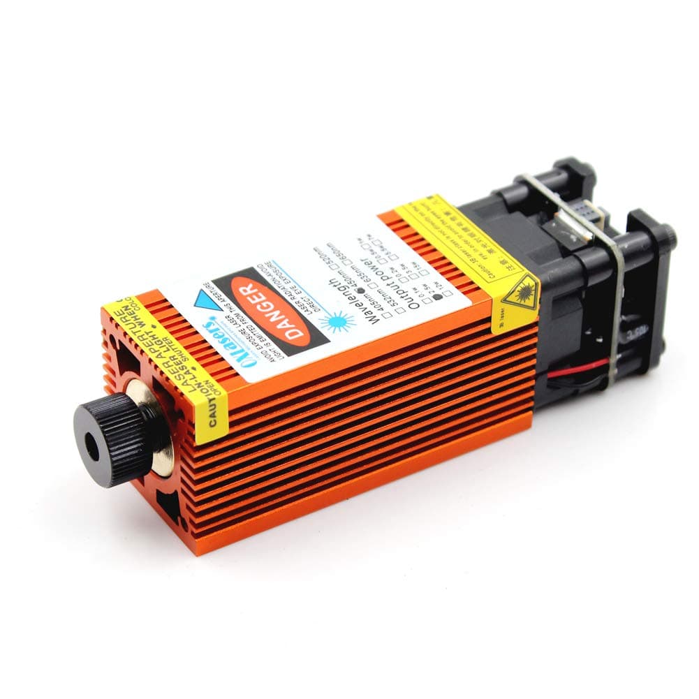 Oxlasers NEW 12V 3.5W 450nm Blue Engraving Module with Orange Color for DIY Engraving Machine with PWM (3.5W)