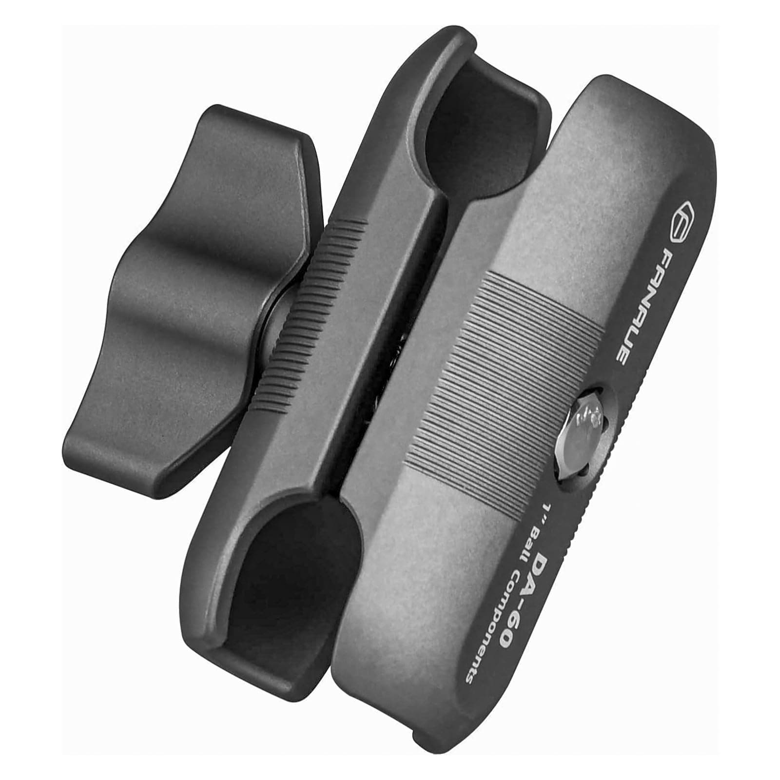 Double Socket Arm Compatible with RAM Mounts B Size Ball Head and Bike Motorcycle Phone Holder, Fits Industry All Standard 1" Ball Adapters (DA-60)