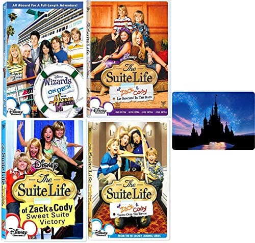 The Suite Life of Zack and Cody with Wizards on Deck DVD Collection with Bonus Art Card