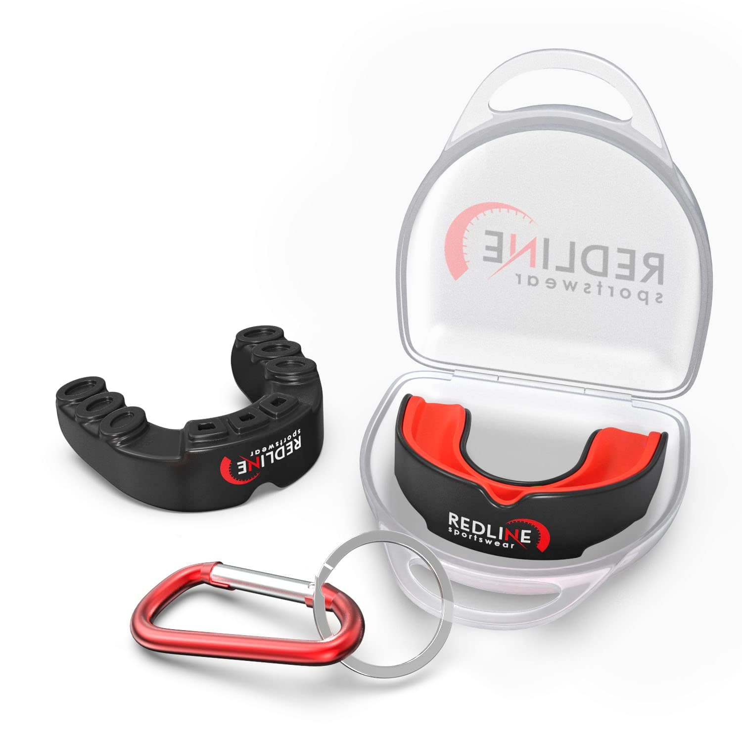 Sports Mouth Guard for Boxing, Football, MMA, Wrestling, Muay Thai, Hockey & Lacrosse Custom Fit Mouthguard for Men, Women, Kids & Youth Case Included, Comfortable, BPA Free, Braces Compatible