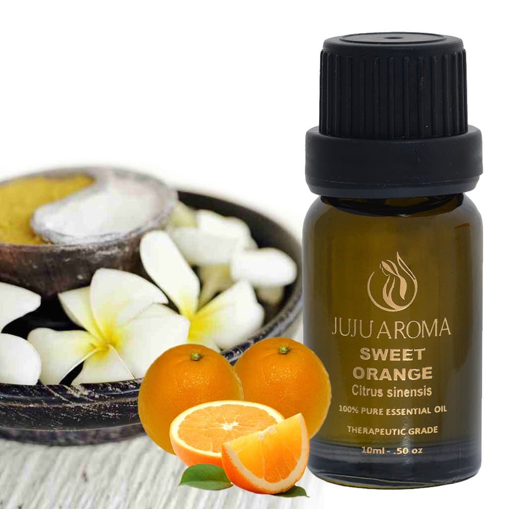 Sweet Orange Essential Oil - 100% Pure, Natural and Therapeutic Grade - 10ml – by JuJu Aroma