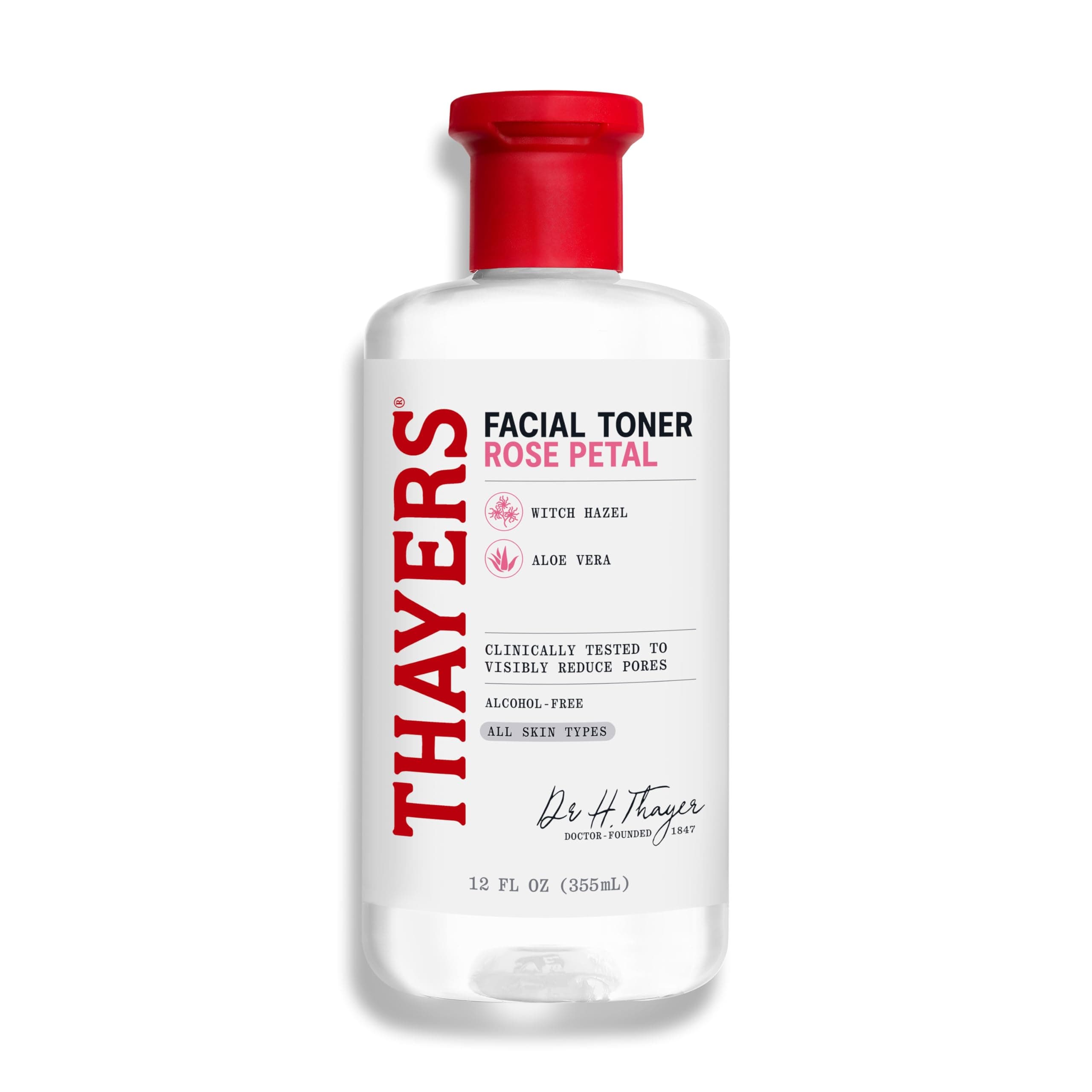 Thayers Alcohol-Free Witch Hazel With Organic Aloe Vera Formula Toner, Rose Petal