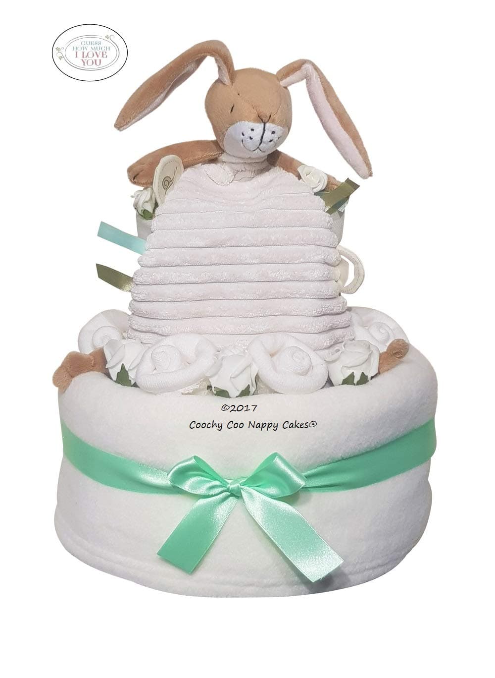 Guess How Much I Love You® Unisex Nappy Cake Baby Gift Free DELIVERY
