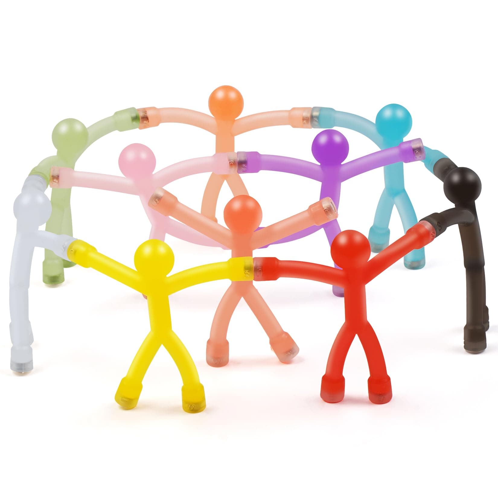 10 Pack Magnetic People for Adults, Decorative Refrigerator Magnets, Creative Magnet Set for Locker, Office, Kitchen, and Travel Use