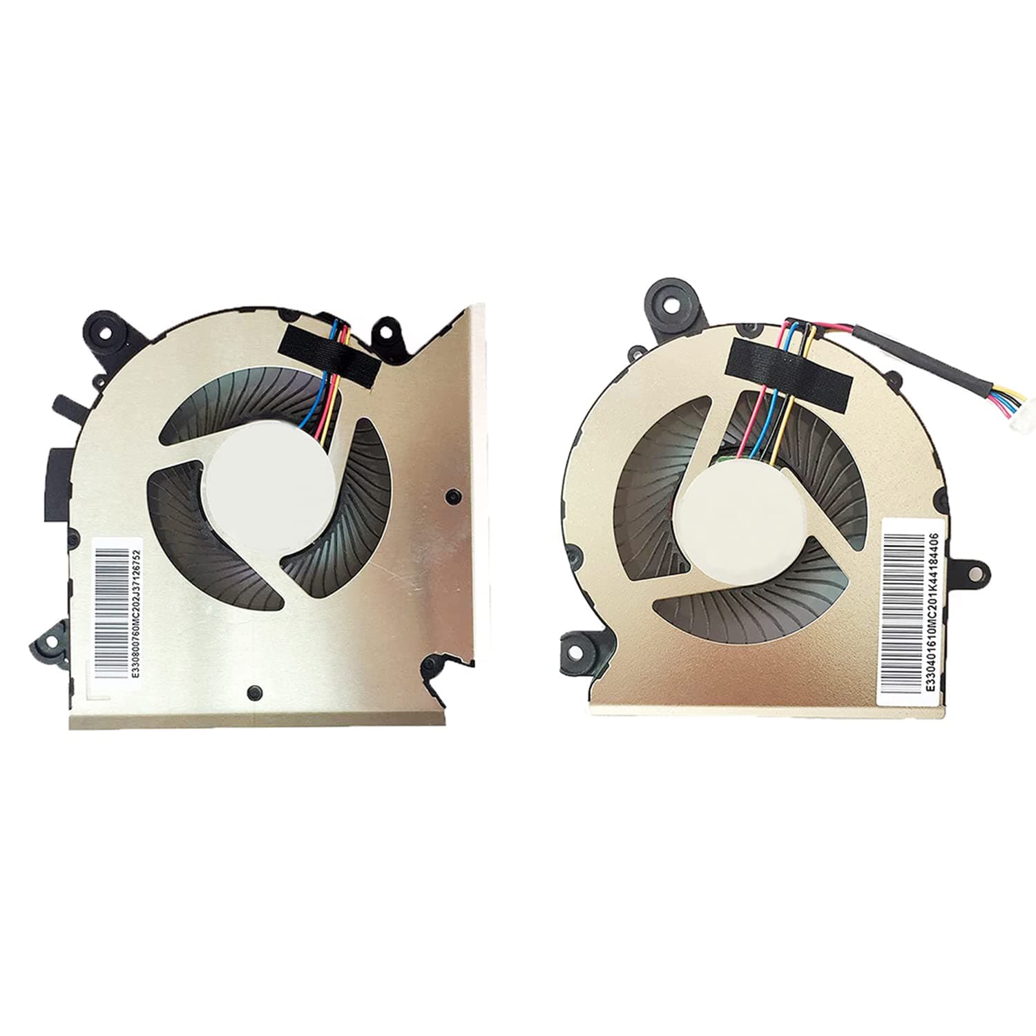 New Replacement CPU and GPU Cooling Fan for MSI GF63 GF65 Thin MS-16R1 MS-16R2 MS-16R3 MS-16R5 WF65 Series PABD08008SH PAAD06015SL (Left + Right Side Fans)