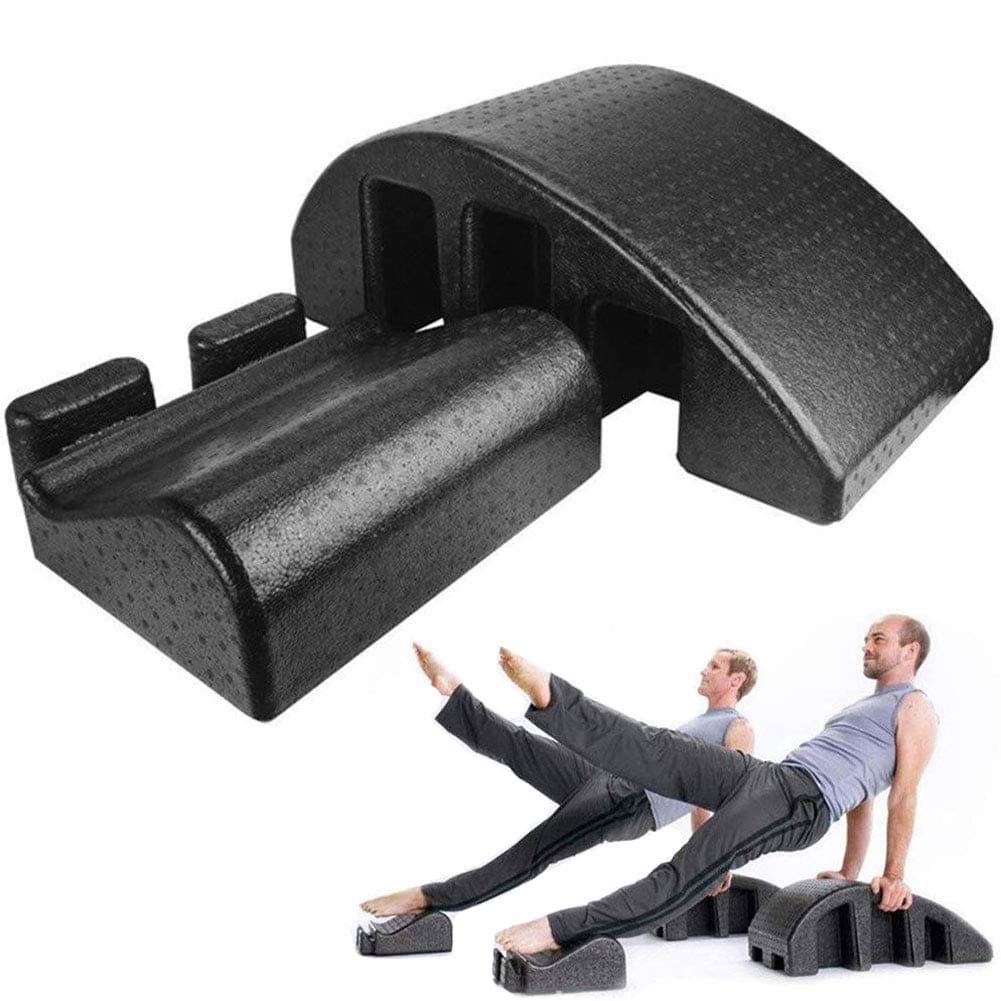 LFSTYPilates Spinal Aligner, Multi-Function Pilates Arc Pula Arc Massage Bed Massage Table Spine Orthosis Spine Alignment Back Pain Relief Back Curve Pilates Spine Corrector Health Foam Balanced Body