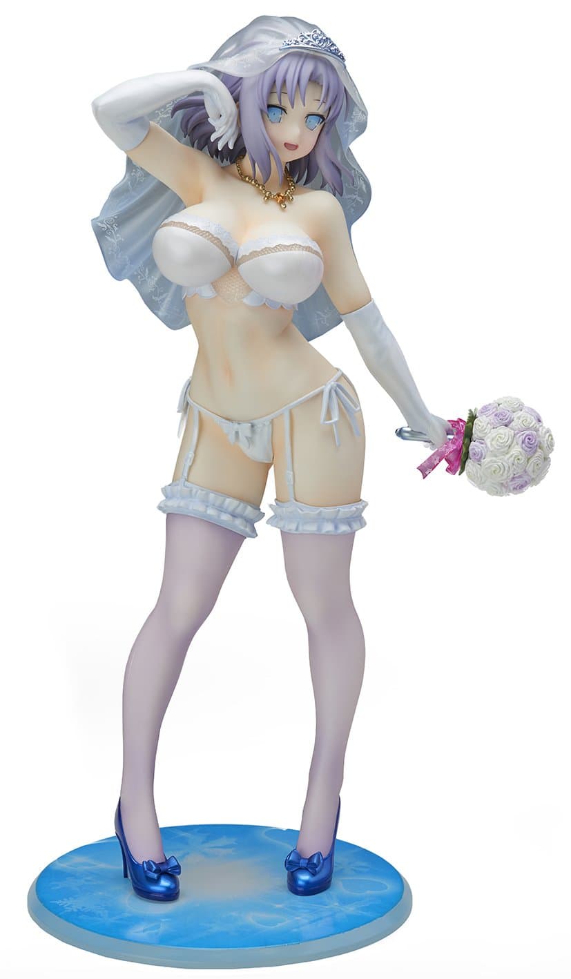 Proovy Senran Kagura NewWave G Burst: Yumi Kiwami Girls Super Premium PVC Figure (Wedding Lingerie Version)