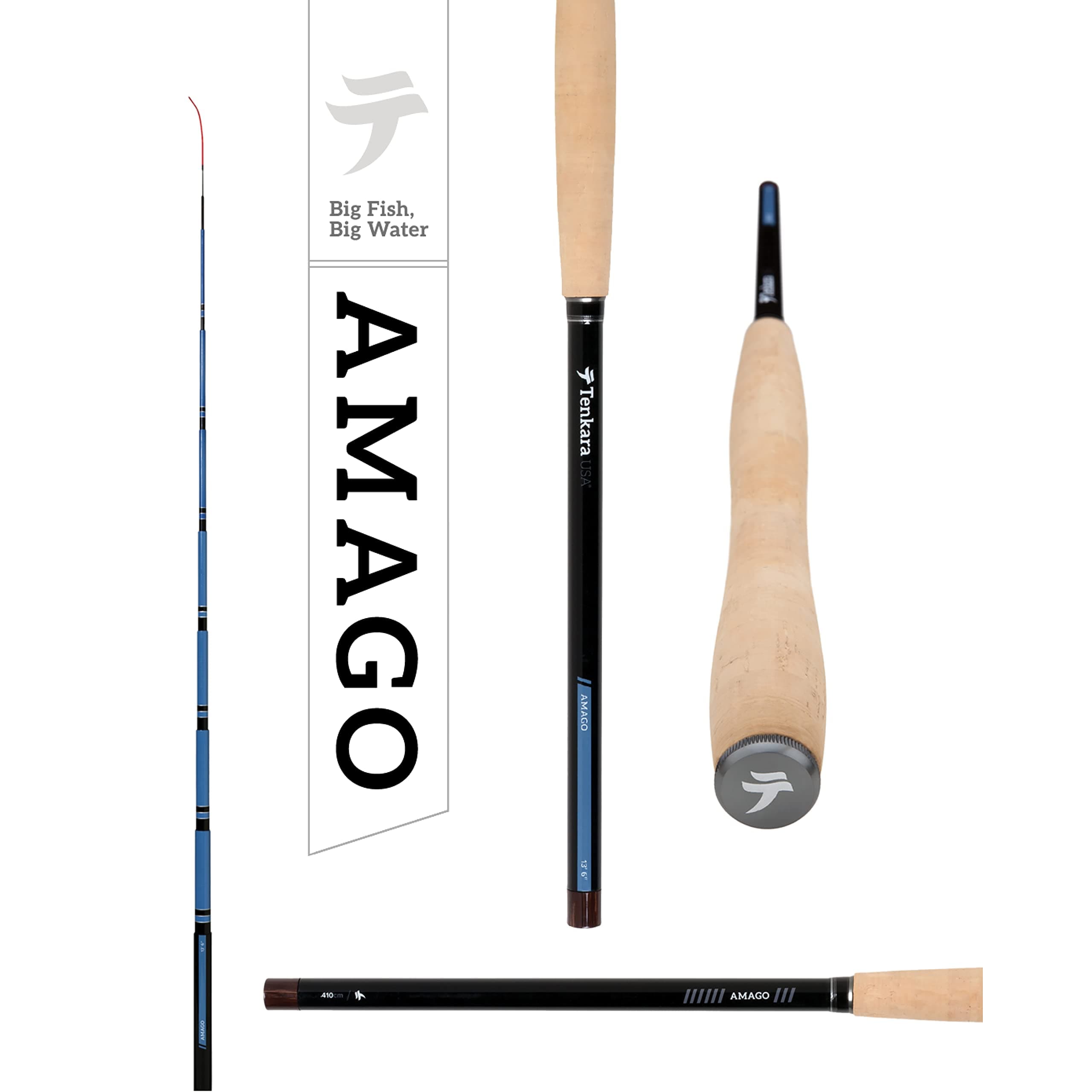 Tenkara USAAmago tenkara Rod 13.5 ft. - Lightweight Telescopic Rod