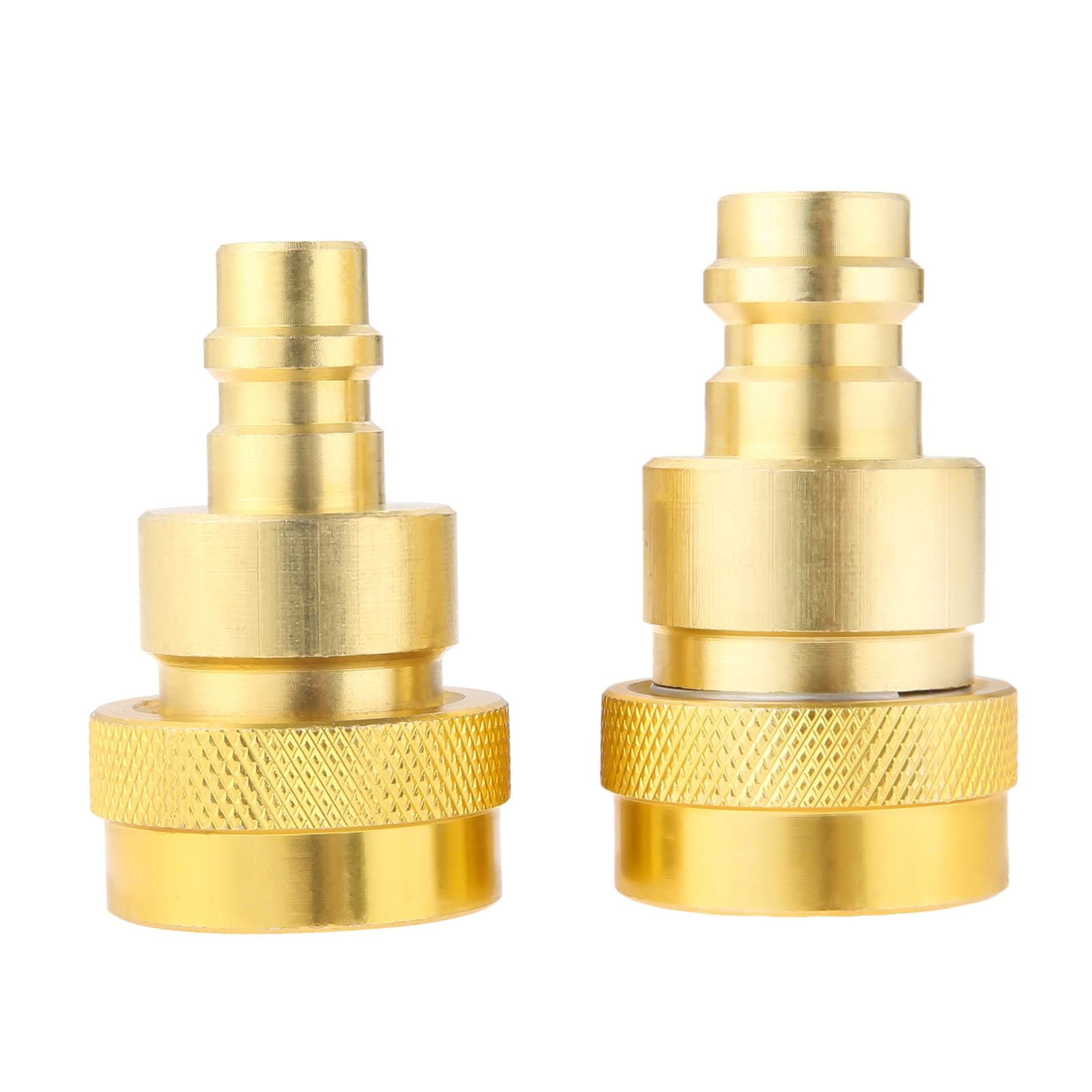 gohantee R134a to R1234yf Adapter, R1234yf Conversion Kit, Air Conditioner R134a to R1234yf Quick Adapter Adjustable High and Low Voltage Connector Compatible with R1234yf Refrigerant System