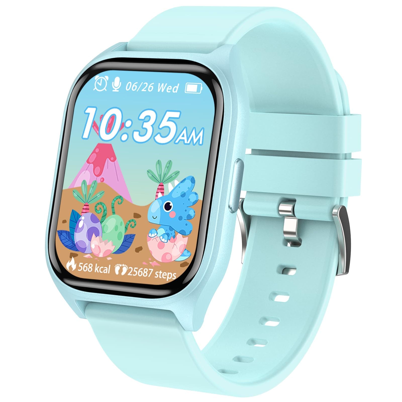 Kids Smart Watch, Smart Watch for Kids with 20 Sports Modes 14 Puzzle Games Multiple Dials Stopwatch, Birthday Gift for Children 3-12 Years Old (Blue)