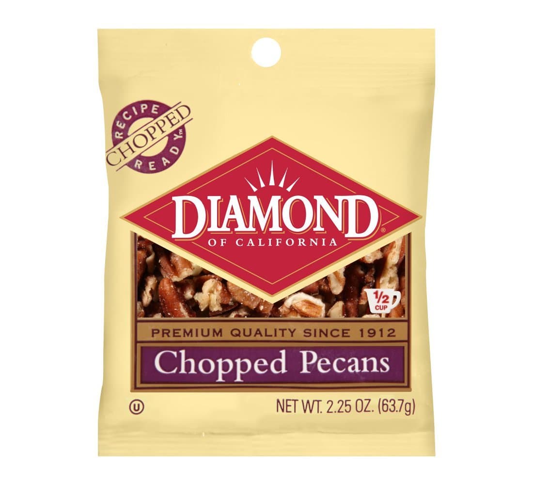 Diamond Chopped Pecans - 12 Pack