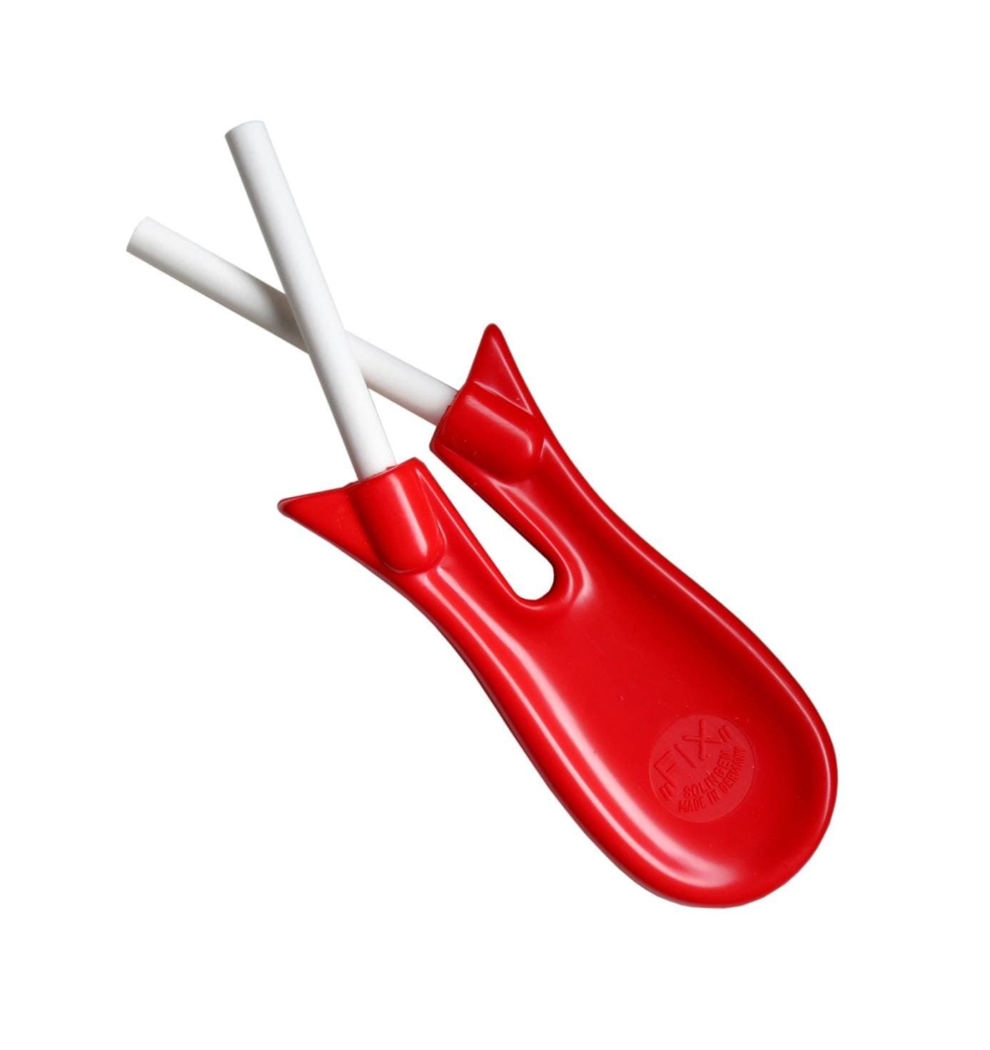 SchwertkroneCeramic Knife & Scissor Sharpener, 16 cm, Red (Made in Solingen Germany), Household Kitchen Tool Sharpening