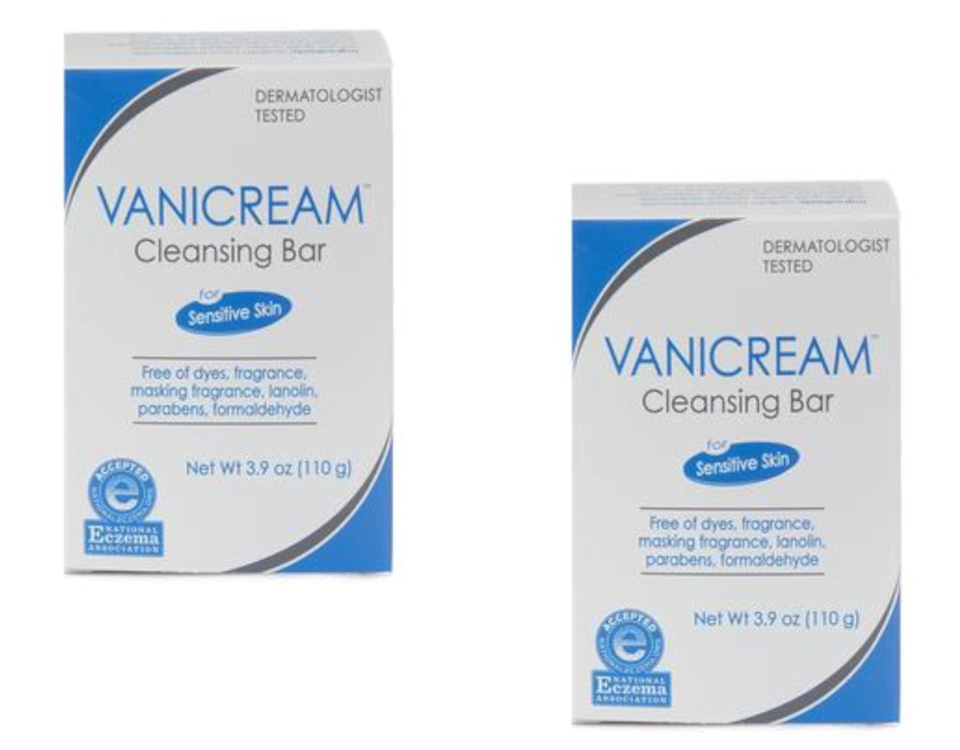 Vanicream Cleansing Bar 3.9 Oz (110 G) Pack of 2 by Vanicream