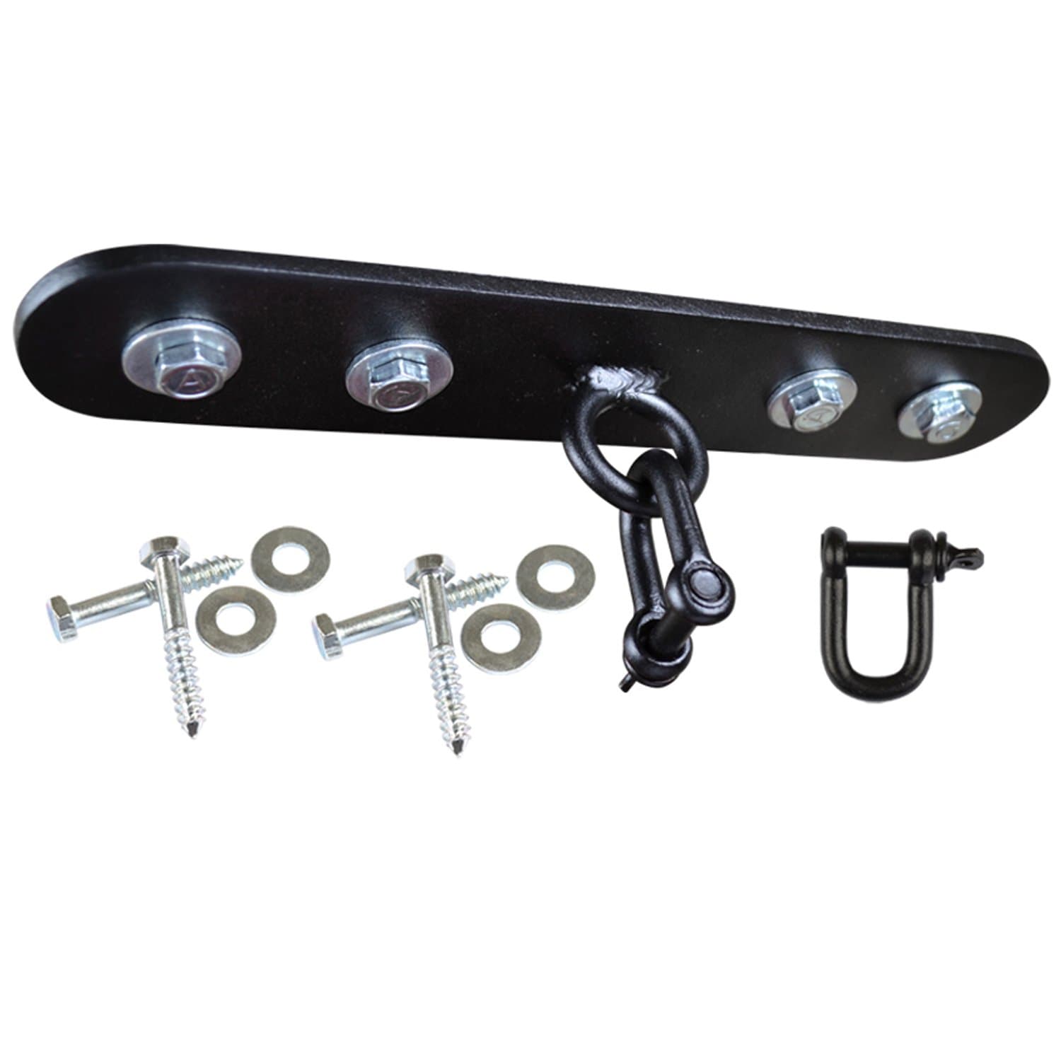 AQF Boxing Punch Bag Iron Ceiling Hook | Heavy-Duty Boxing Bracket Swivel for Hanging Punching Bags | 18-Gauge Ceiling Mount Hanger with D-Shackle, Bolts & Wall Plugs | Holds up to 150 kg