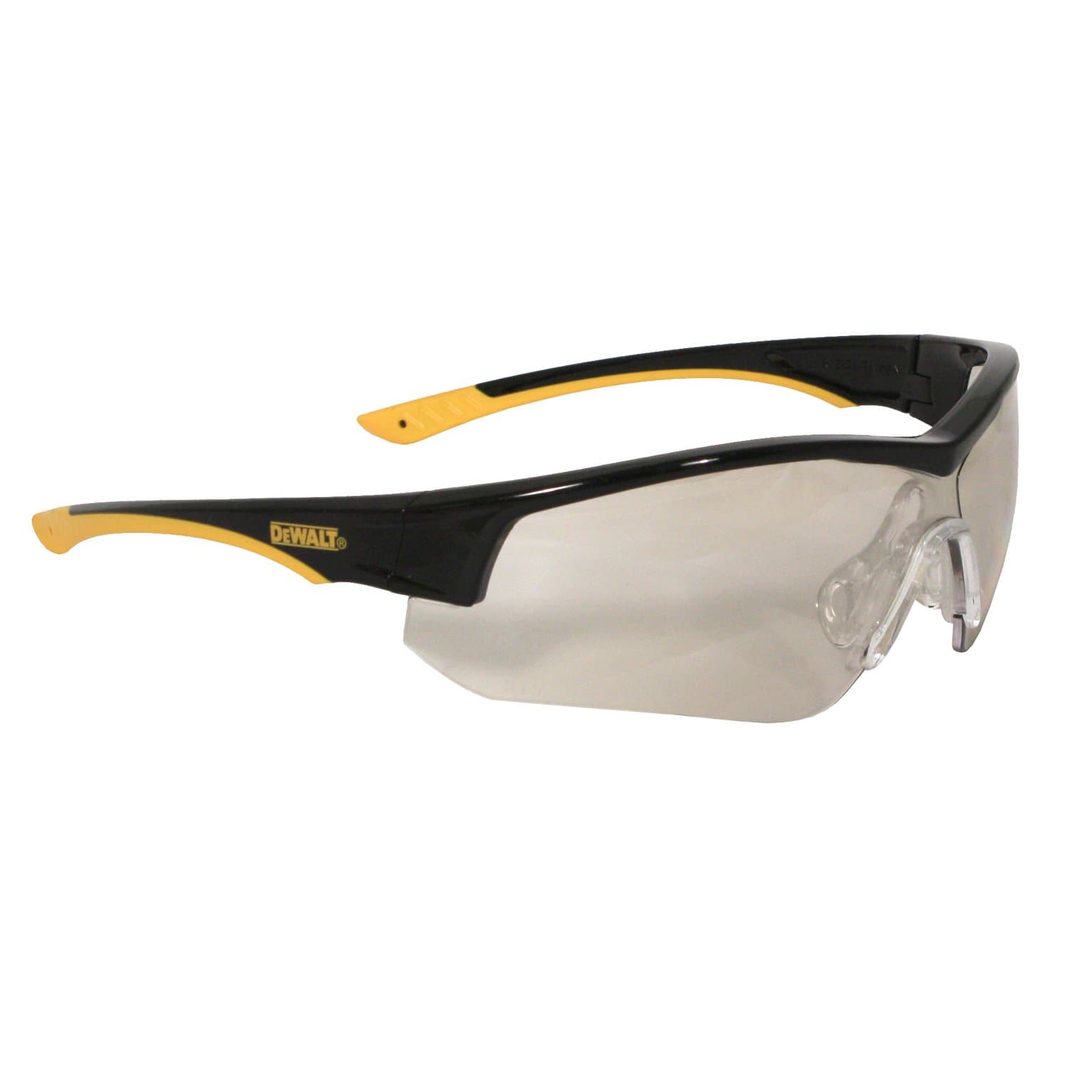 Radians DPG97-9D Dewalt Adapter Dual Mold Temples Safety Glass with Indoor/Outdoor Lens