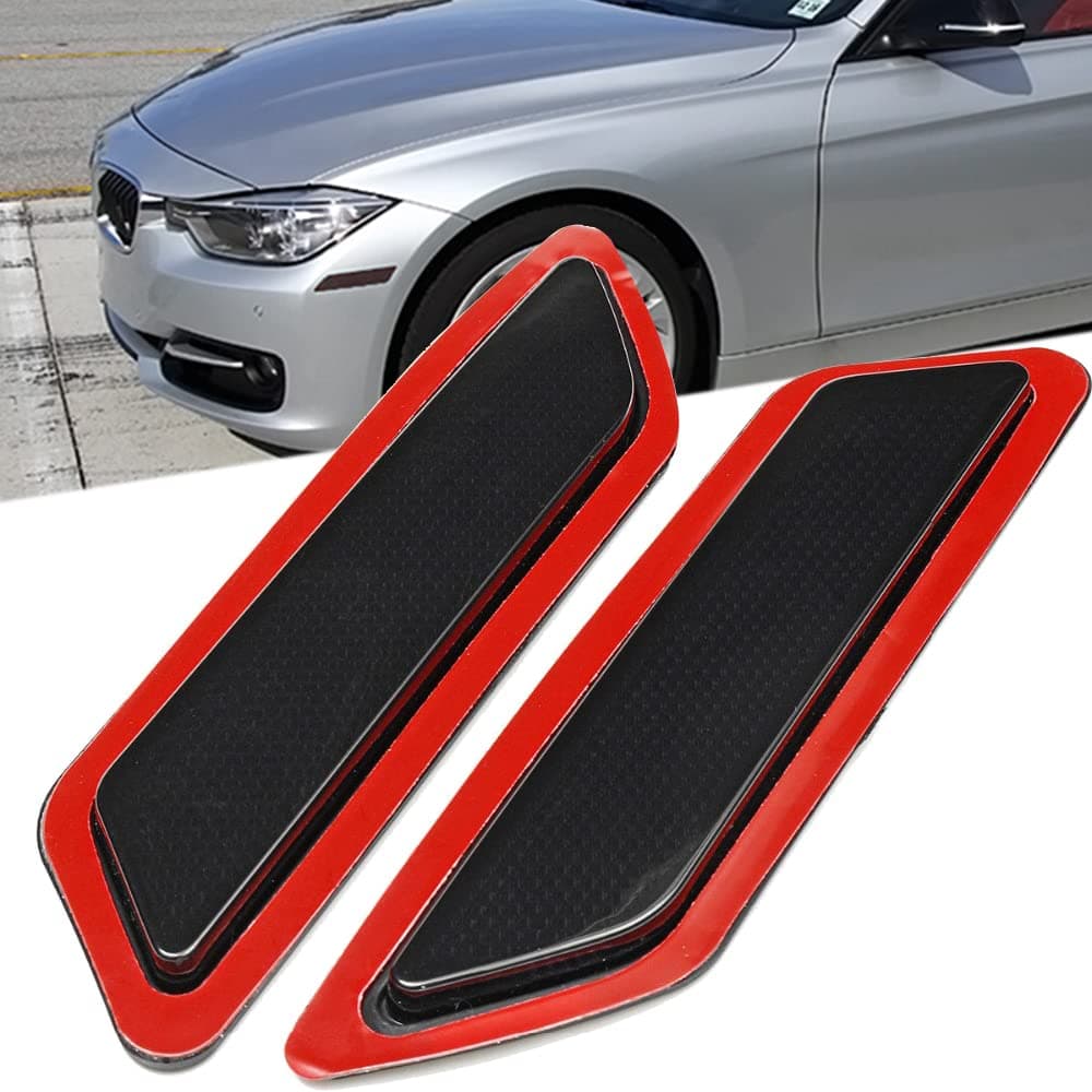 Compatible with BMW F30 F31 2012 2013 2014 2015 3-Series Front Bumper Side Marker Reflector Pair(Smoke Lens)