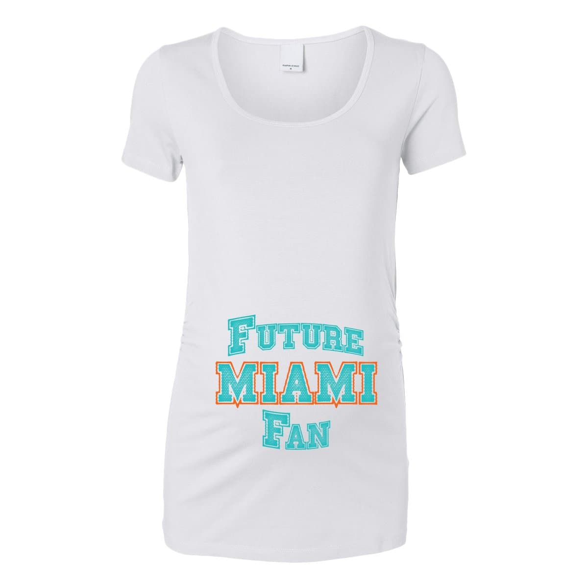 Future Miami Fan Women's Maternity T-Shirt (White, Small)