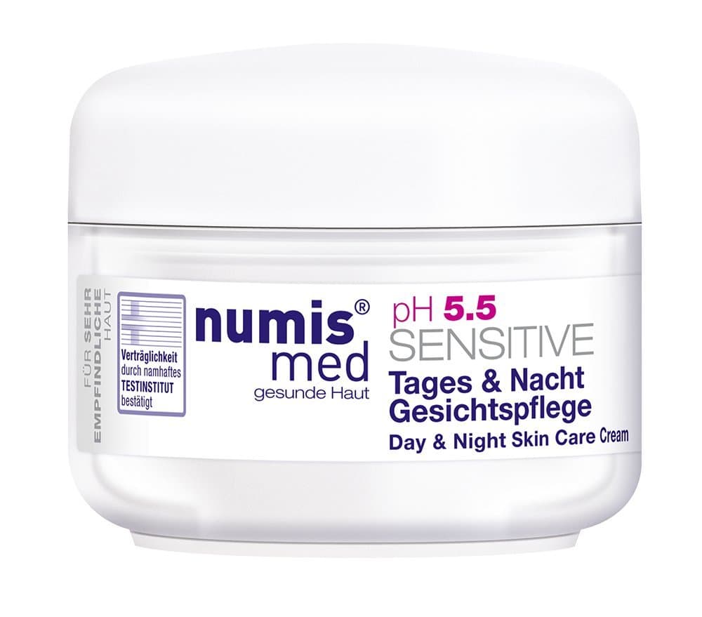 Face Cream for Dry & Sensitive Skin Imported from Germany Dermatologist Tested 5 Star Guarantee Low pH 5.5 Paraben Free Vegan Moisturizes and Protects Dry Irritated Skin 50 ml by Numis Med®