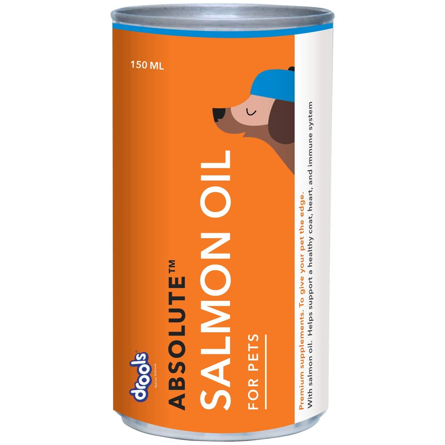 Drools Absolute Salmon Oil Syrup Dog Supplement, 150 ml